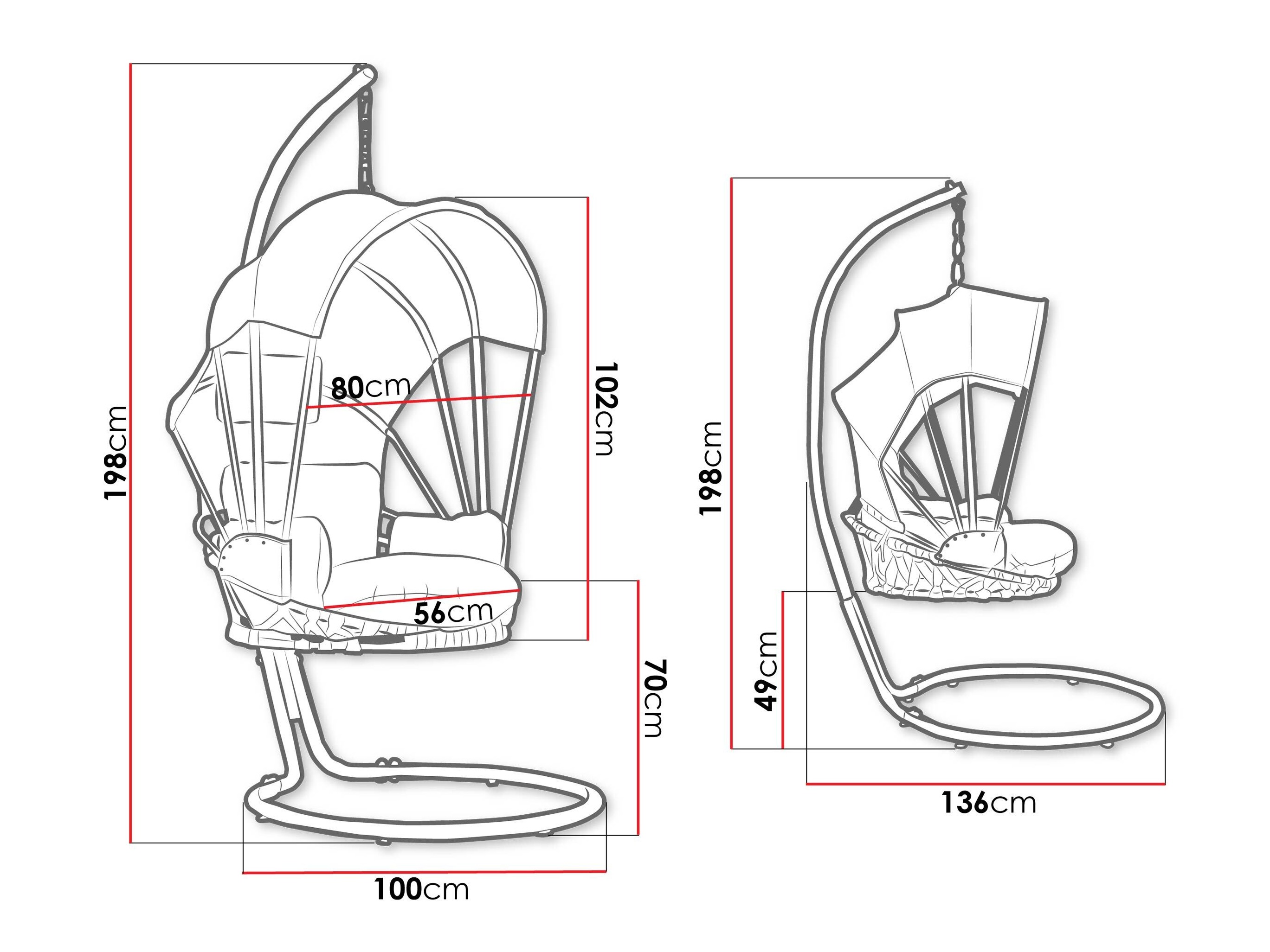 Hangende stoel Comfivo Myrtus I