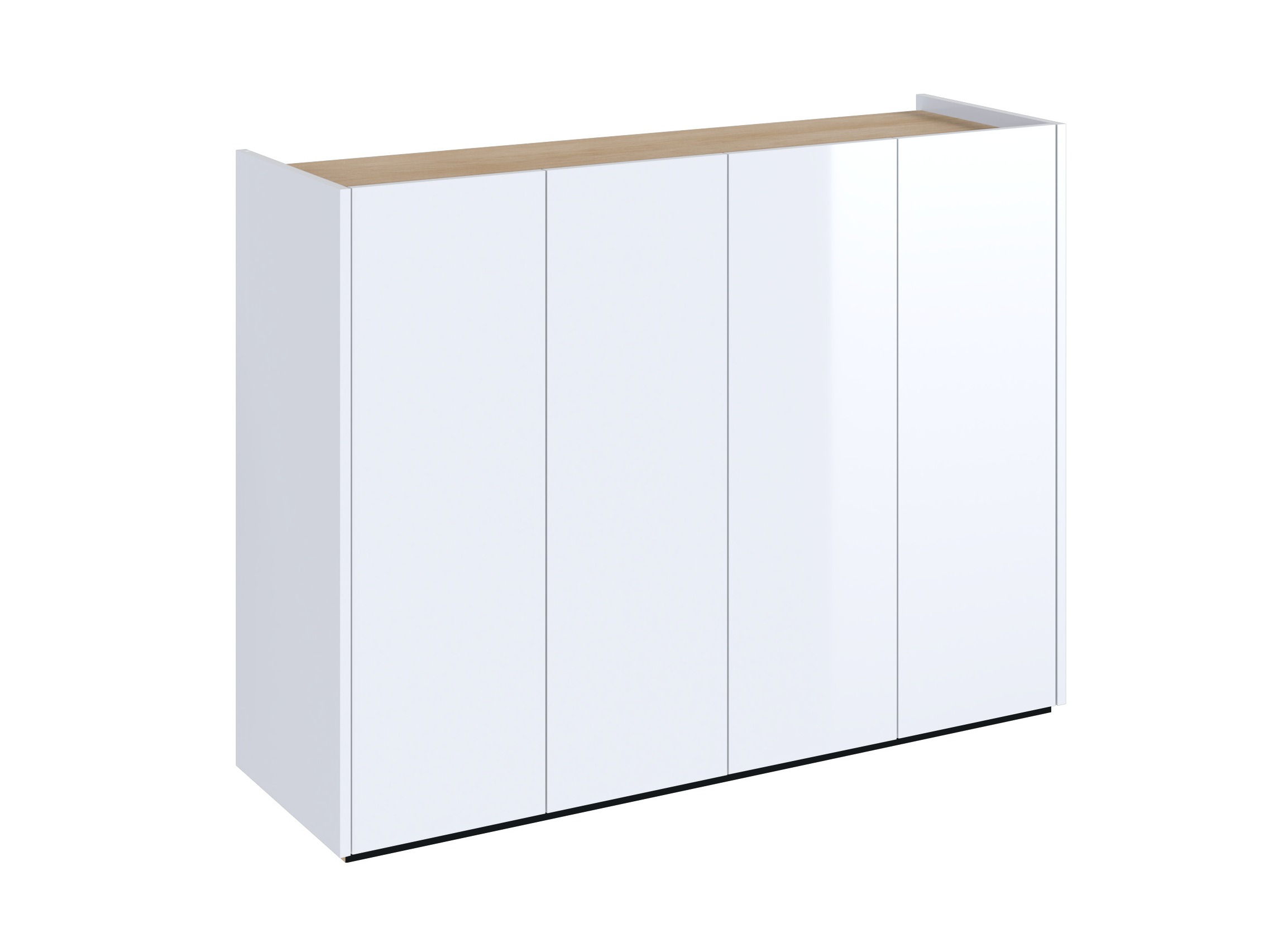 Dressoir Fresno 148 (Glanzend wit)