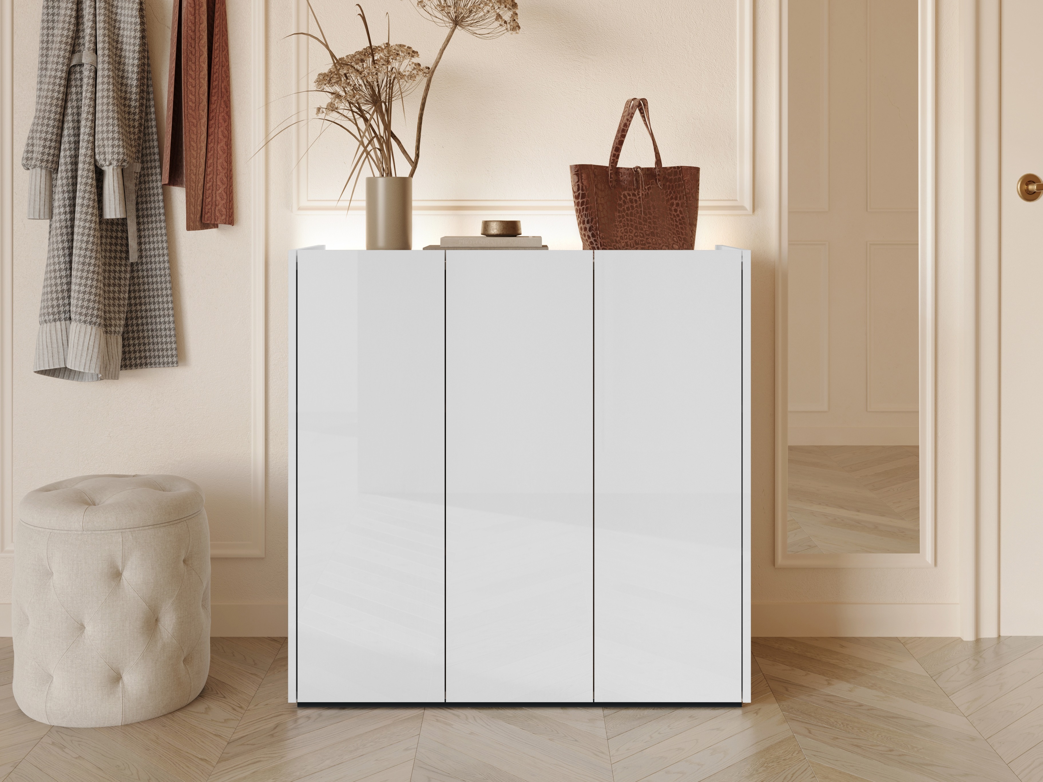 Dressoir Fresno 149 (Glanzend wit)
