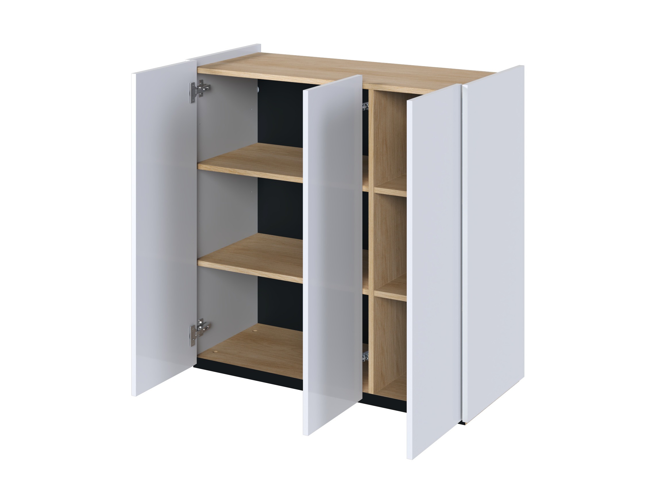 Dressoir Fresno 149 (Glanzend wit)