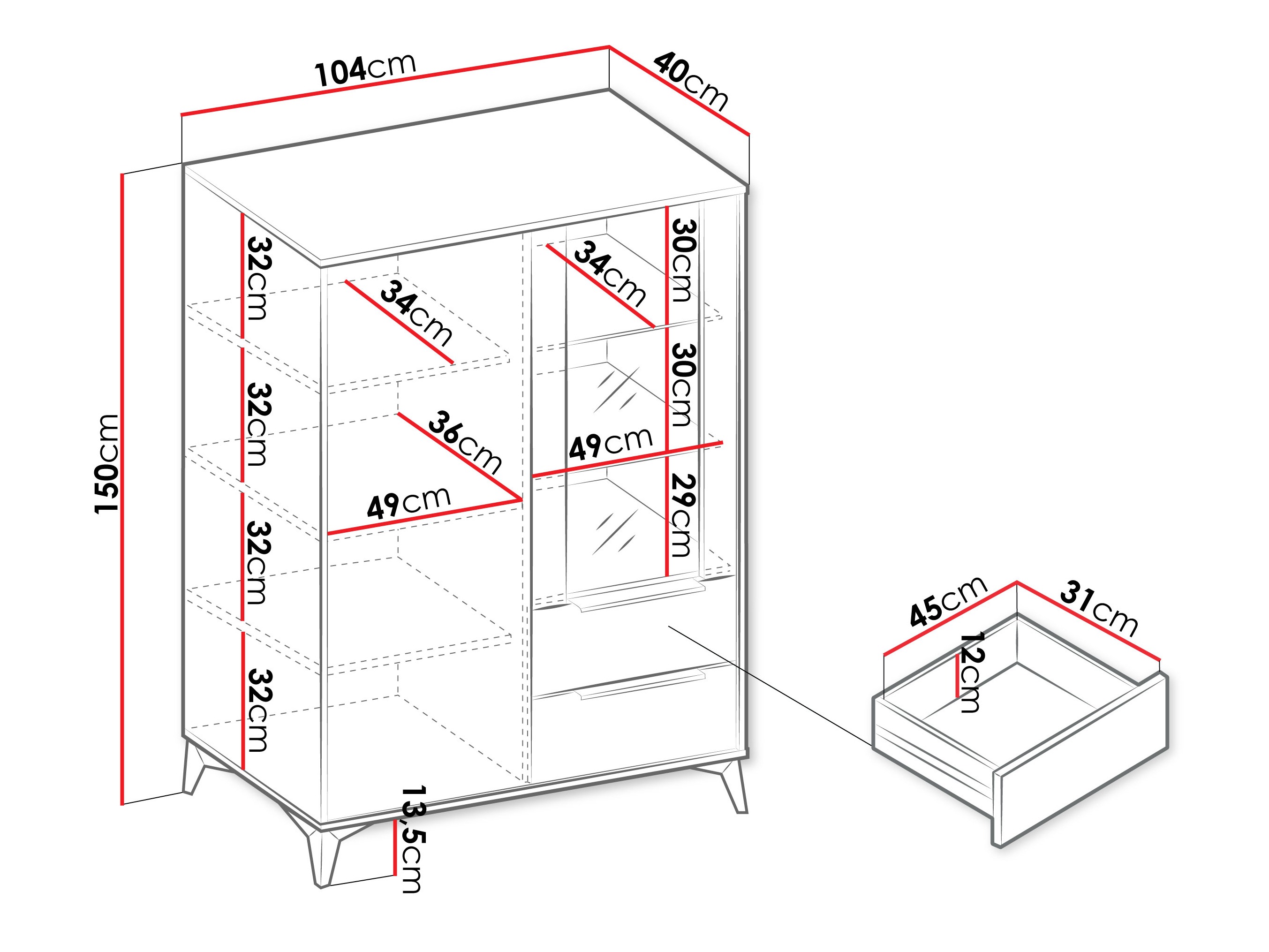 Boekenkast Comfivo Enoteo 109