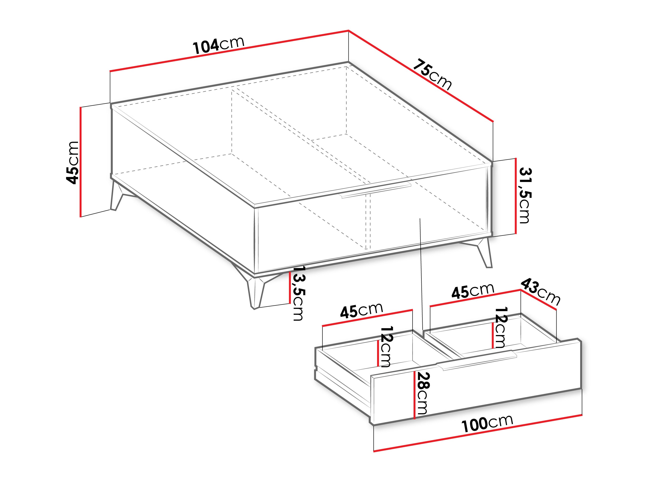 Salontafel Comfivo Enoteo 102