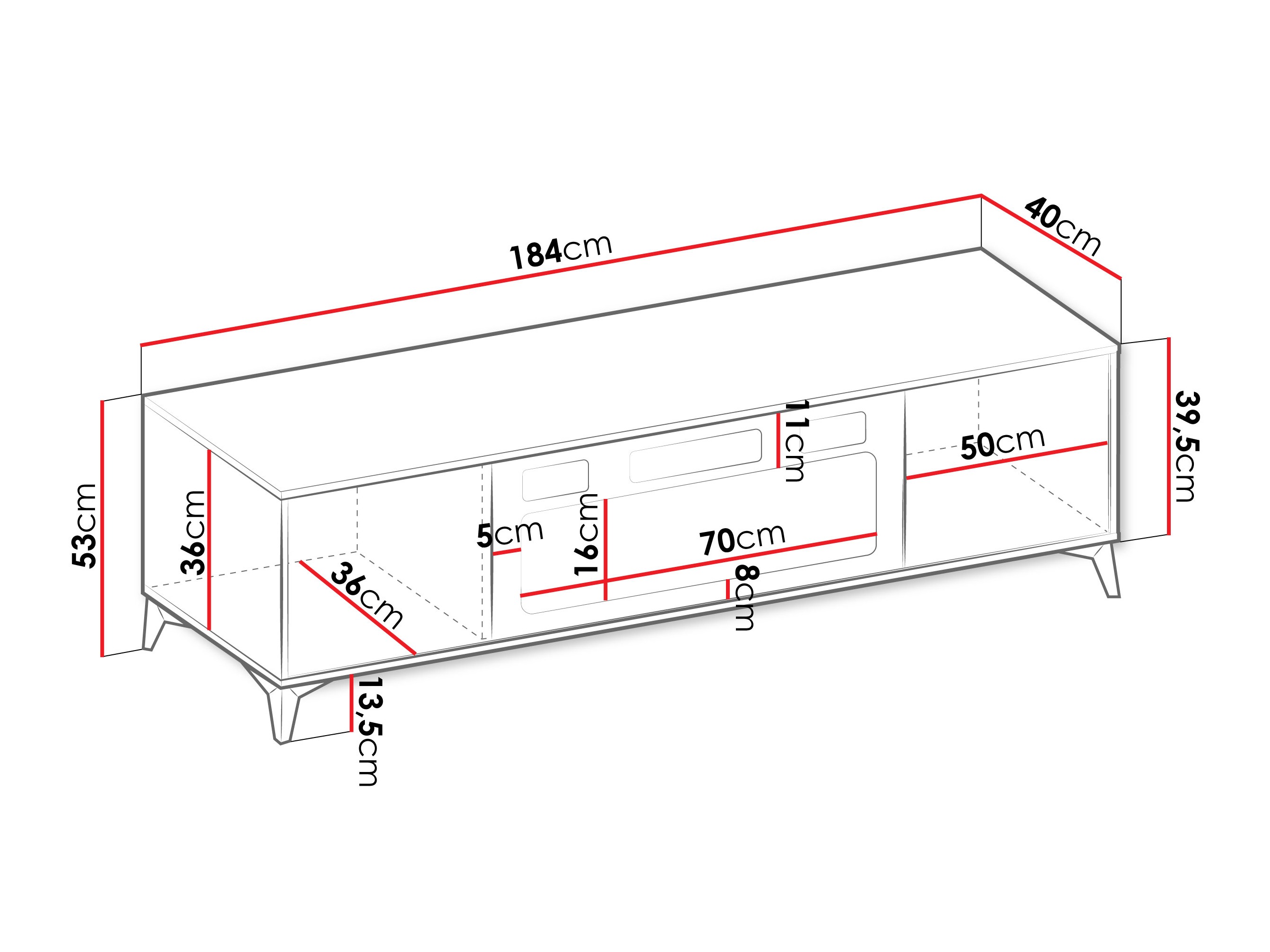 TV-meubel Comfivo Enoteo 107