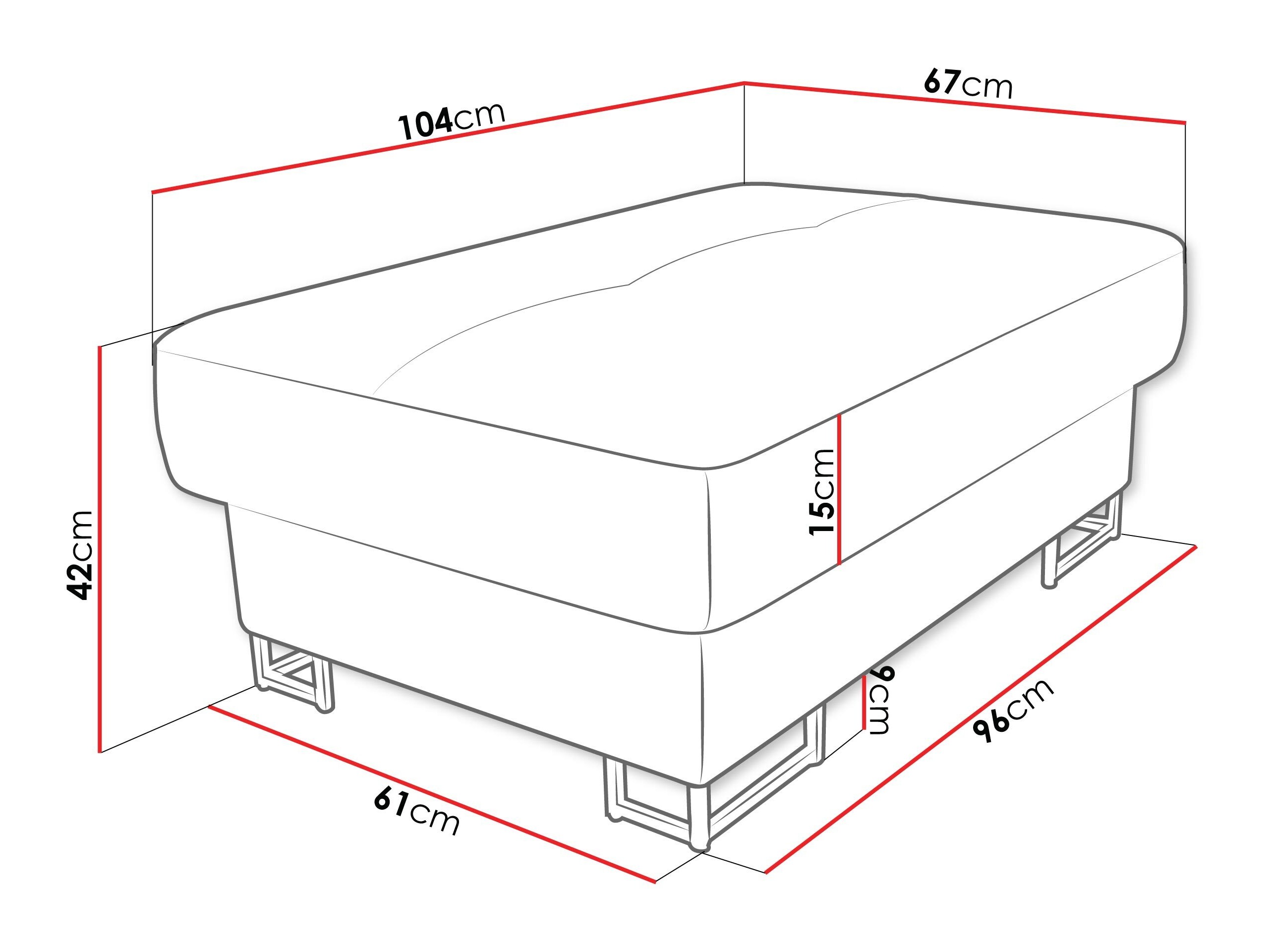 Gestoffeerde bank Comfivo Ruta (Magic Velvet 2216)