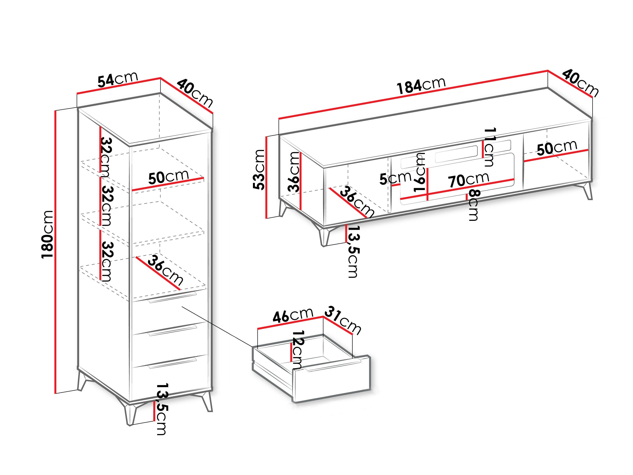Woonkamerset Comfivo Enoteo 110