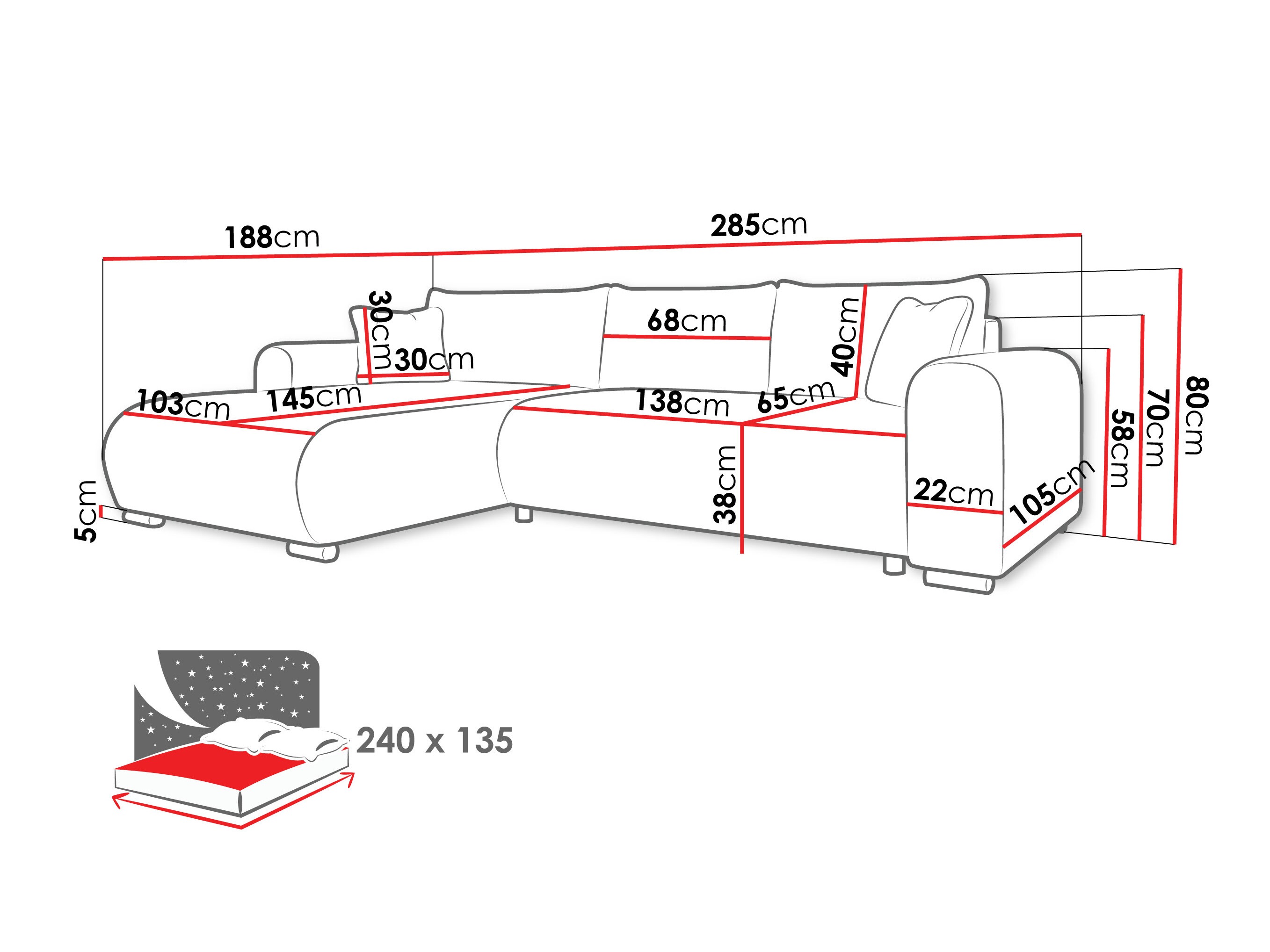 Hoekbank Comfivo Consors (Poso 110)