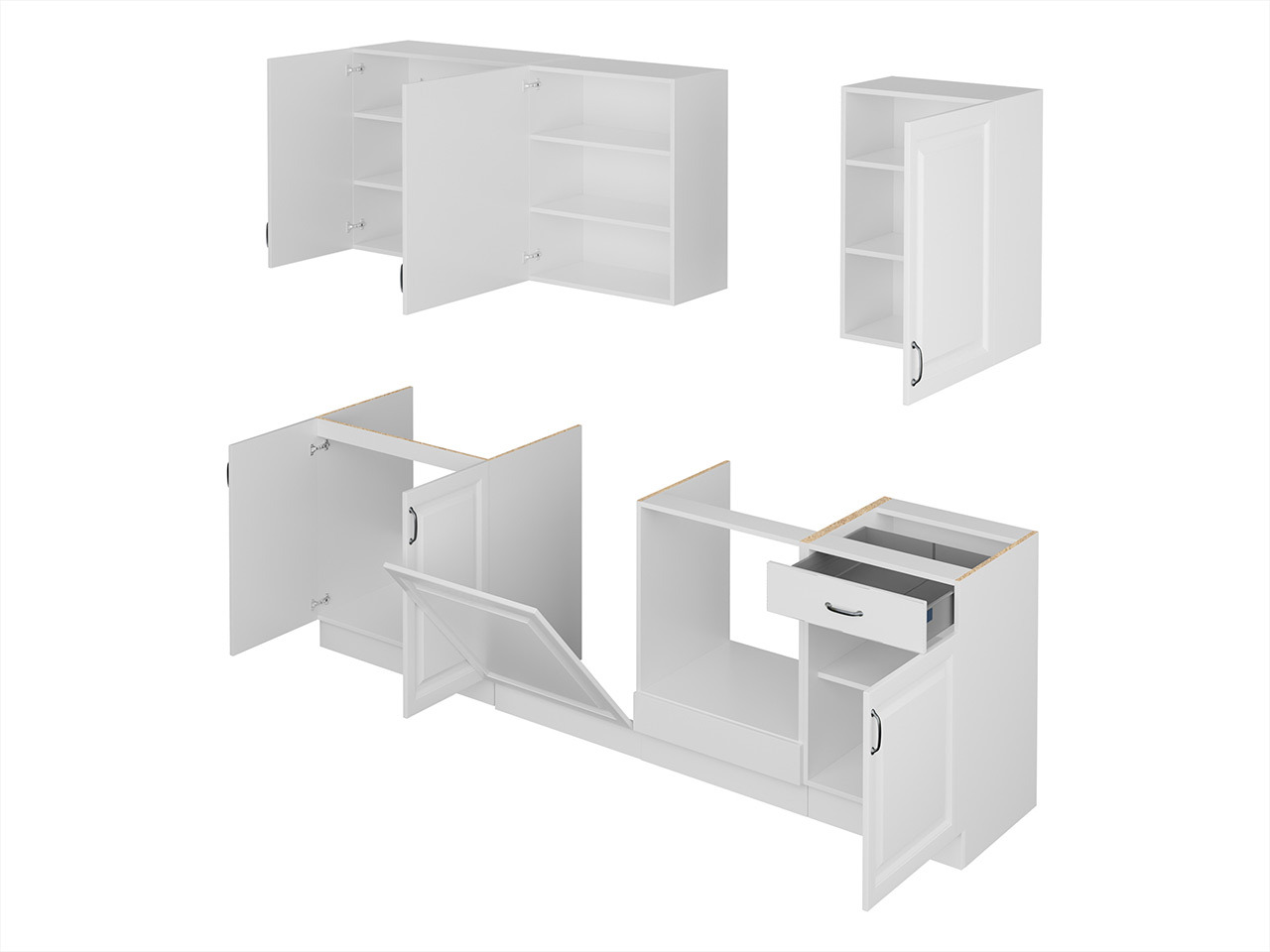 Modulaire keukenset Retro White 150