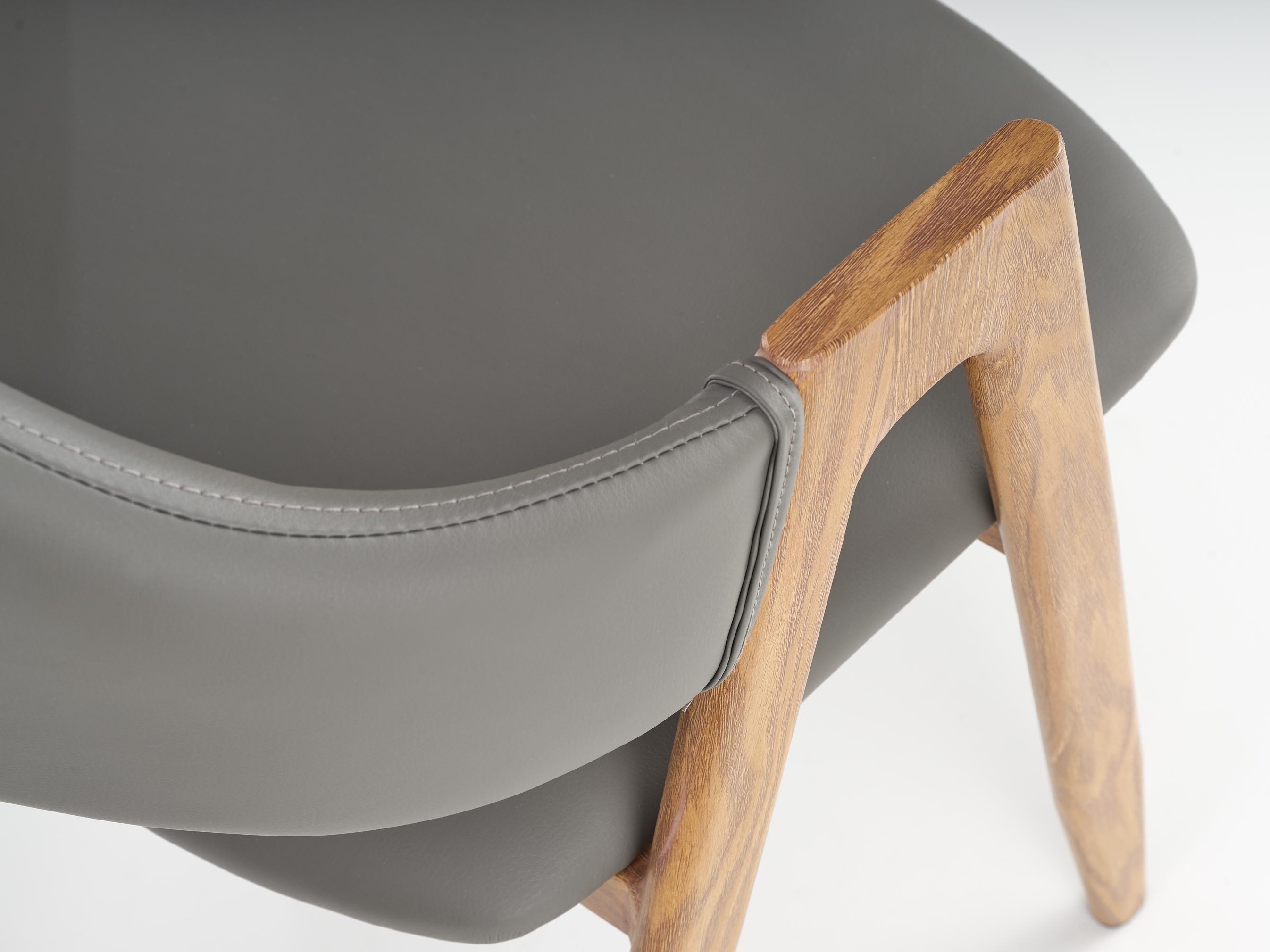 Stoel Houston 561 (Grijs + eiken)