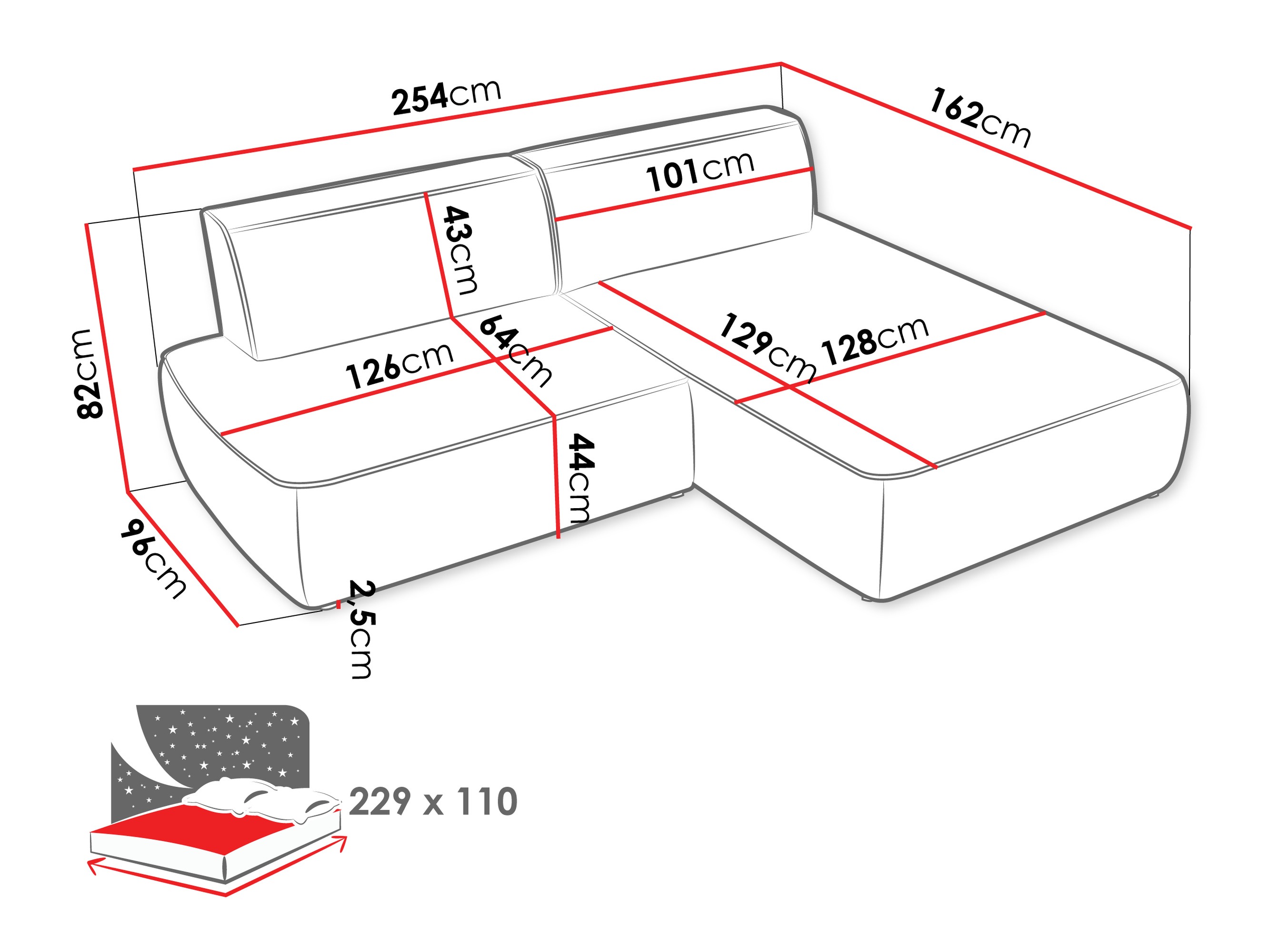 Hoekbank Comfivo 531 (Velo 621)