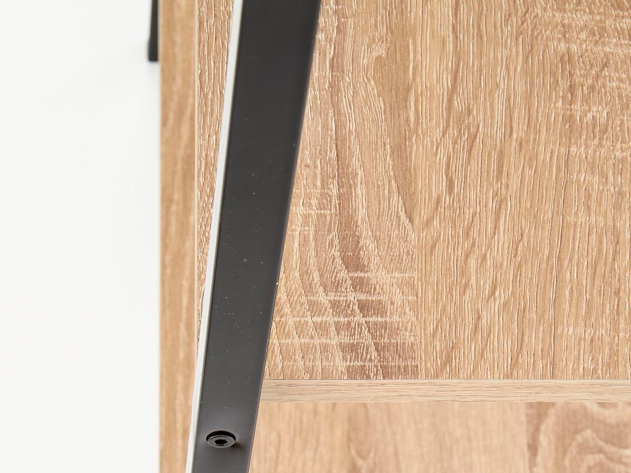 Boekenkast Houston 1891 (Sonoma eik + Zwart)