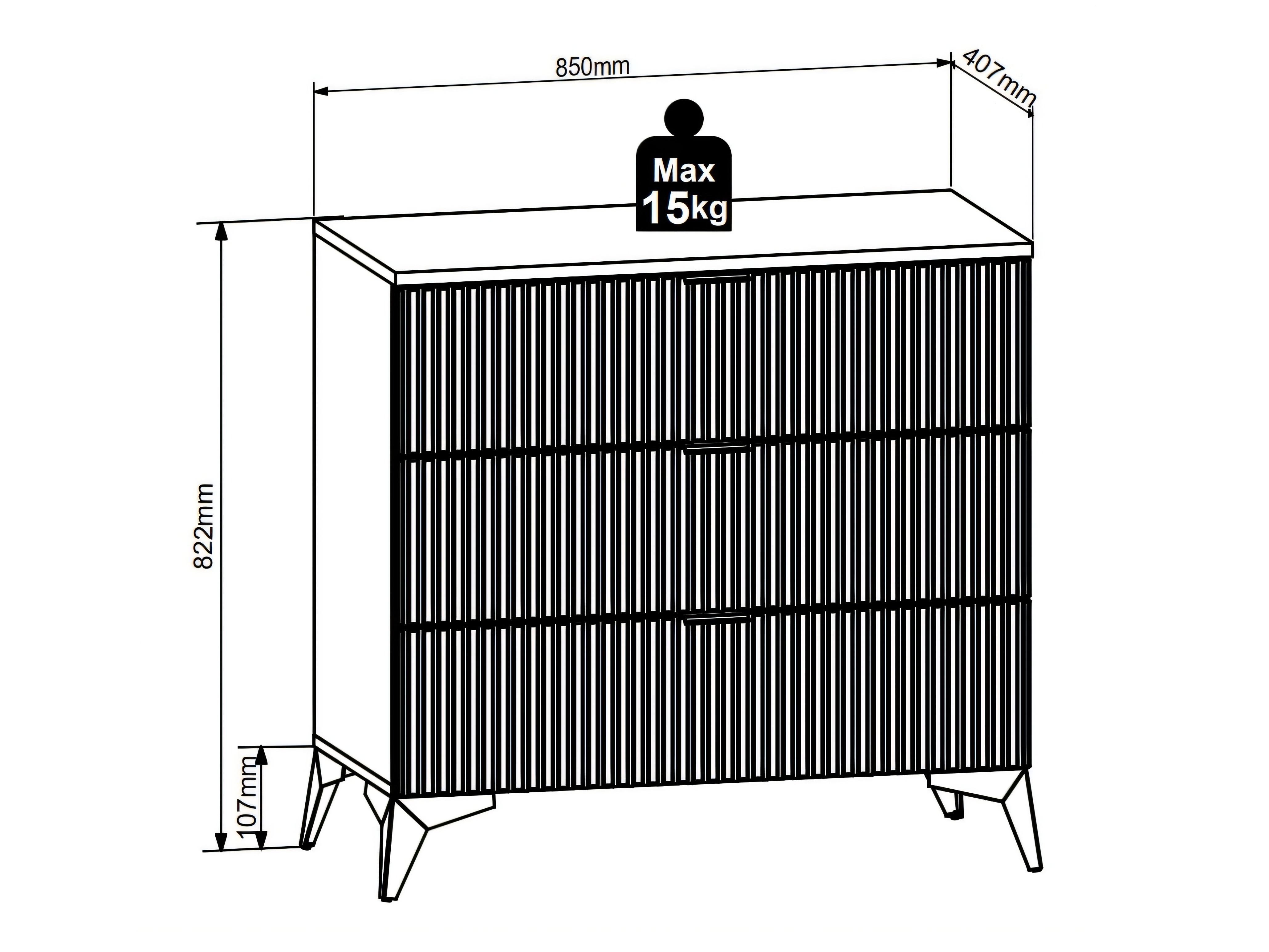 Ladekast Ruvmeli 104