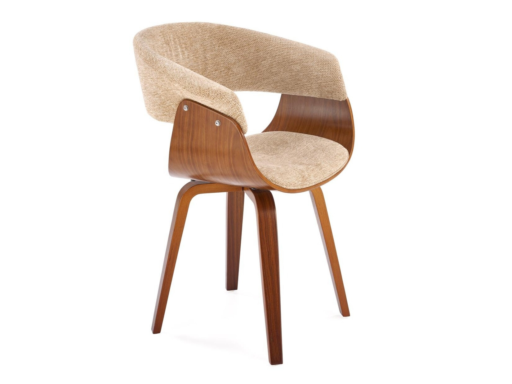 Stoel Houston 1597 (Beige + Notenhout)