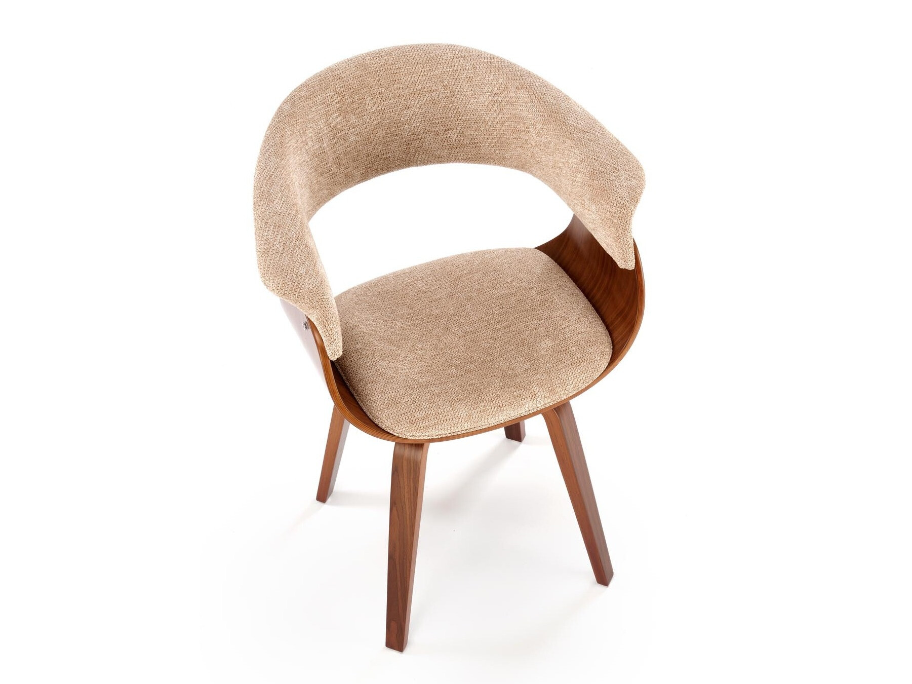 Stoel Houston 1597 (Beige + Notenhout)
