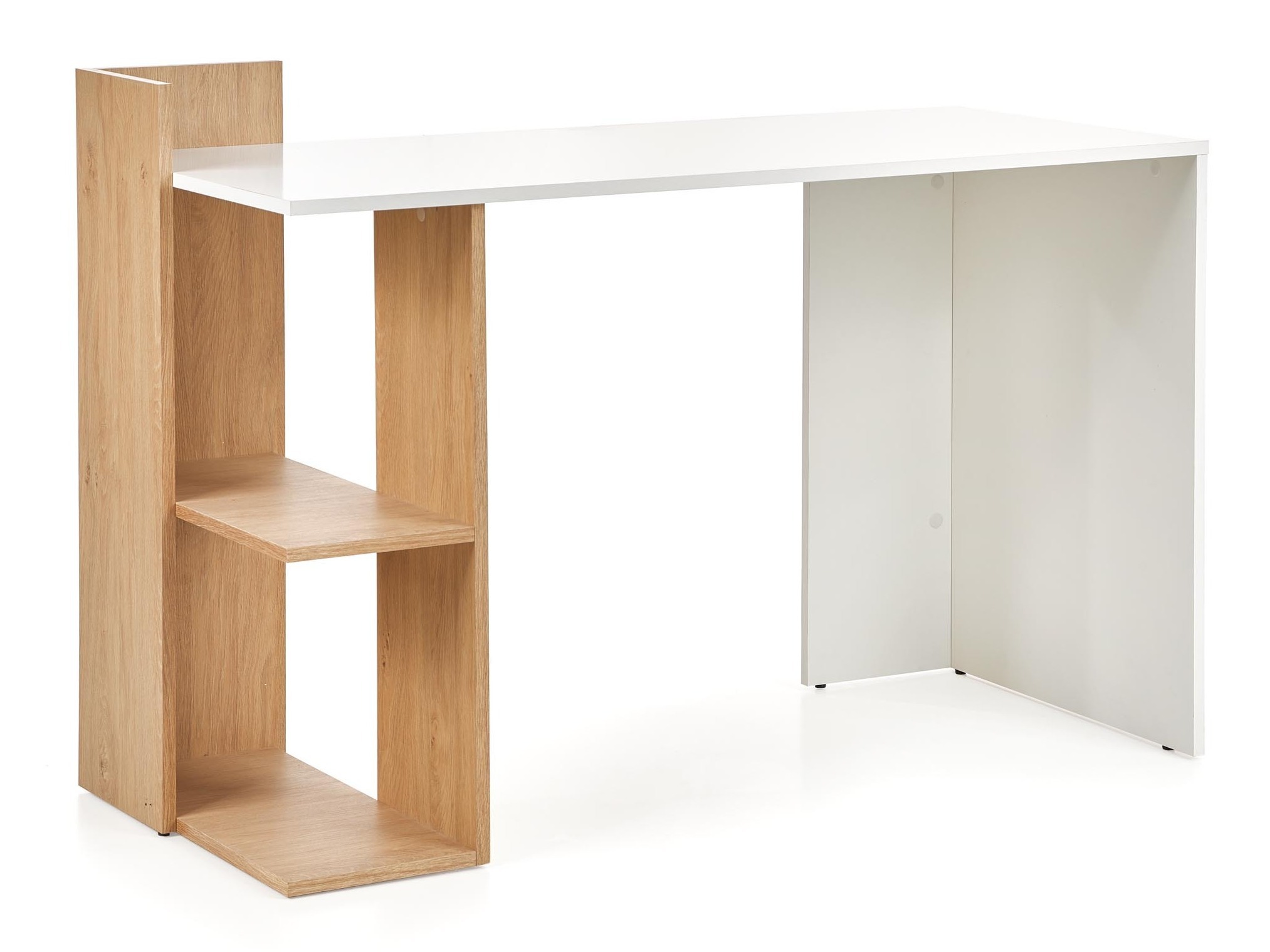 Bureau Houston 825 (Wit + Gouden eik)