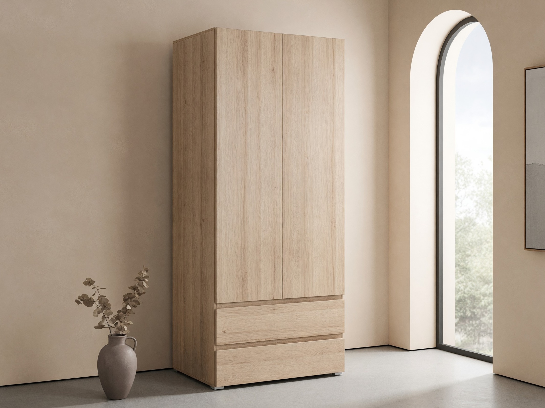 Kledingkast Cirdora 101 (Sonoma eik)