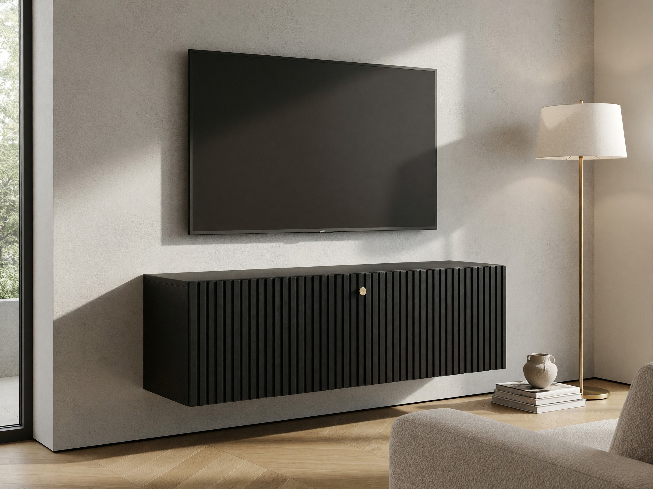 TV-meubel Anulio (Zwart)