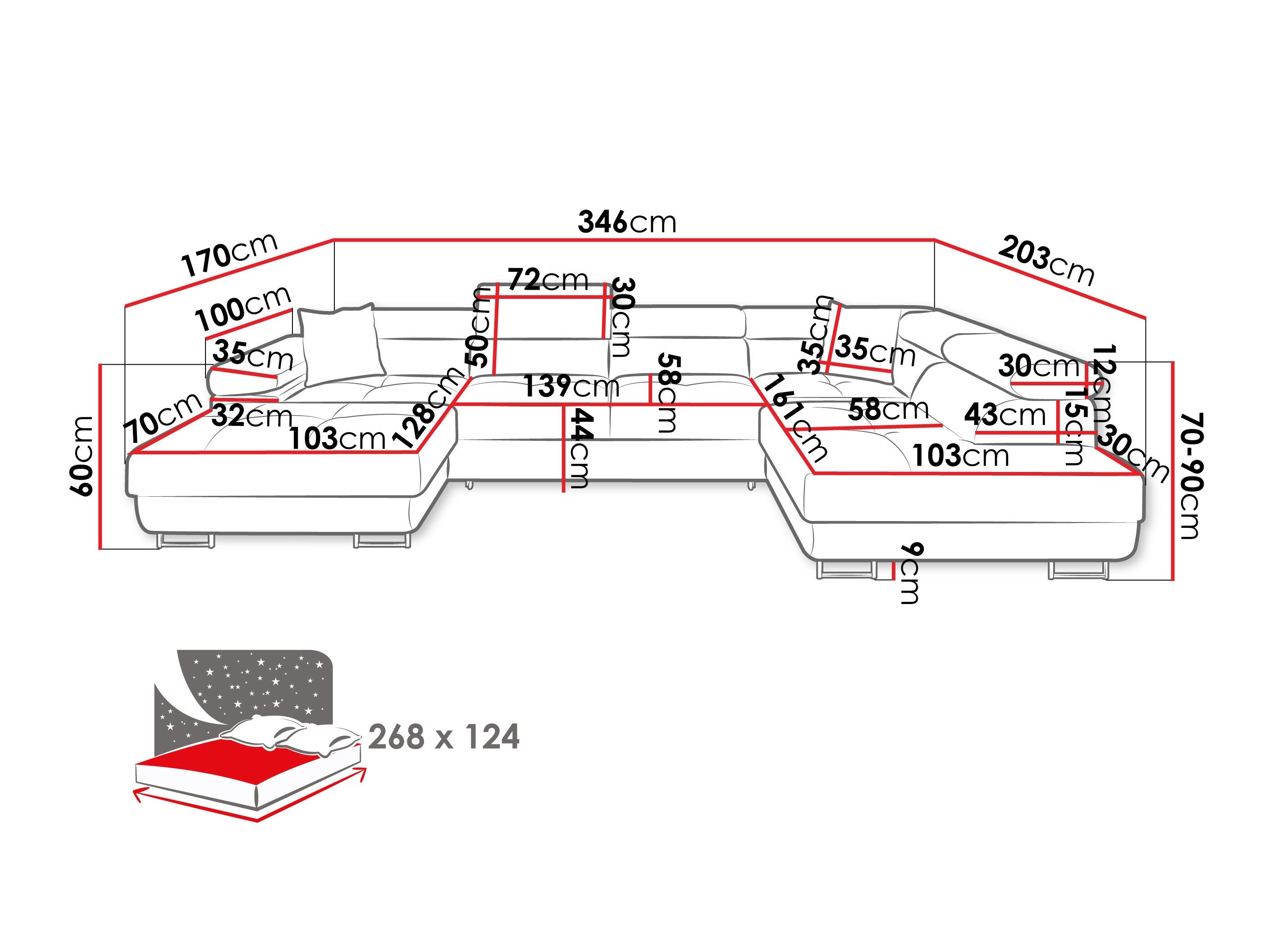 Hoekbank Comfivo Vinetum III (Manila 02)