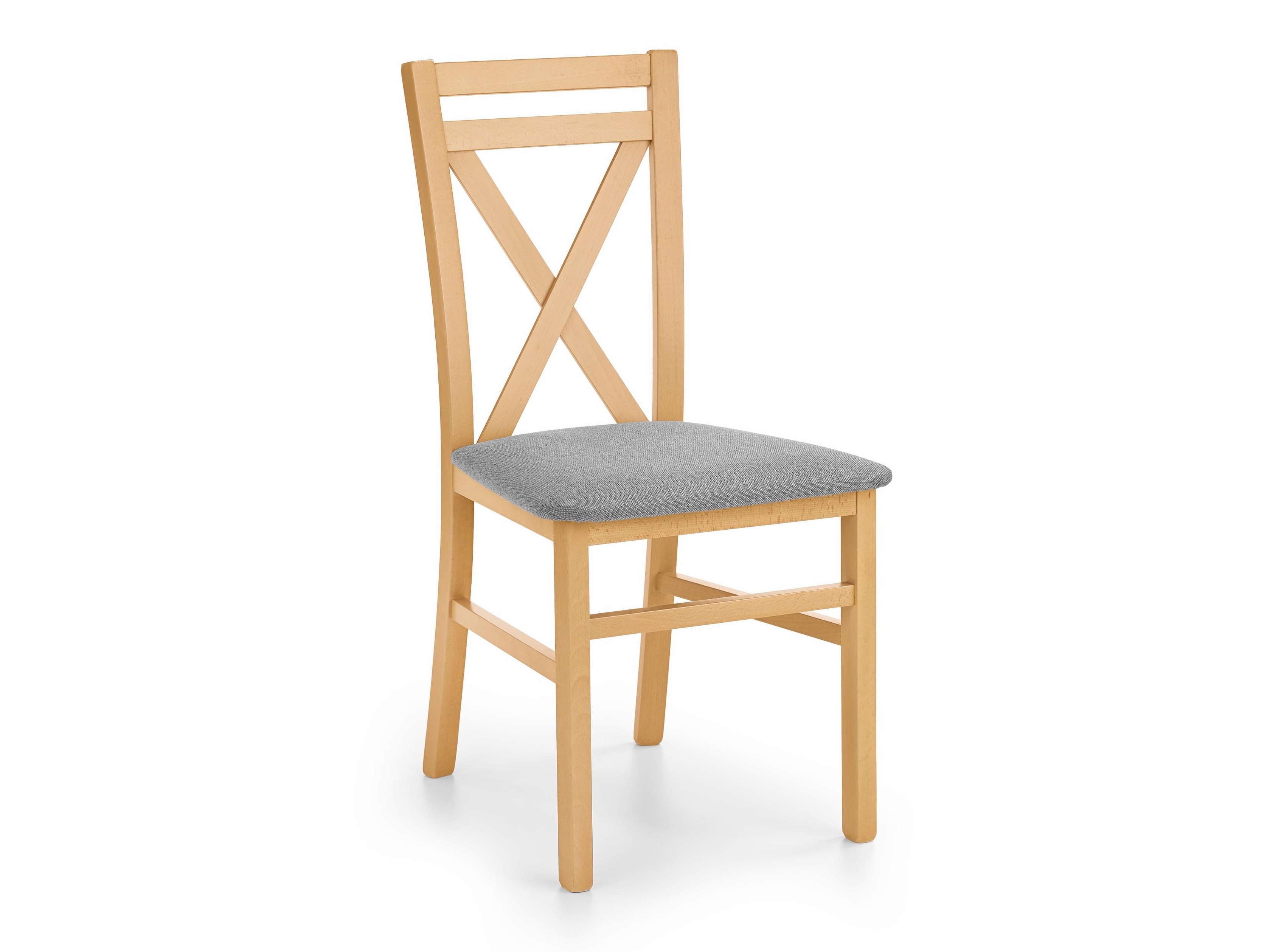 Stoel Houston 593 (Eiken honing + Grijs)