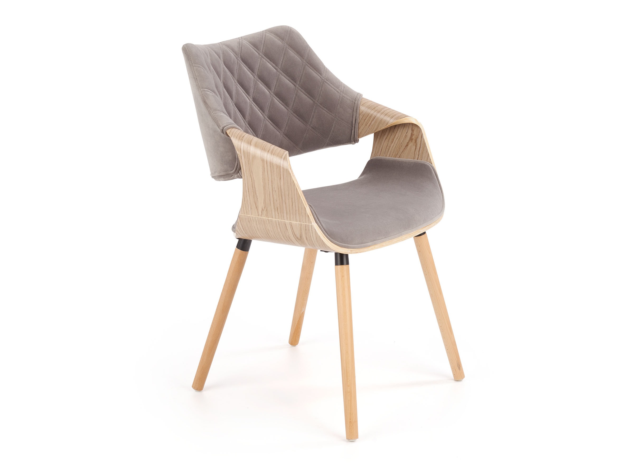 Stoel Houston 720 (Licht hout + Grijs)