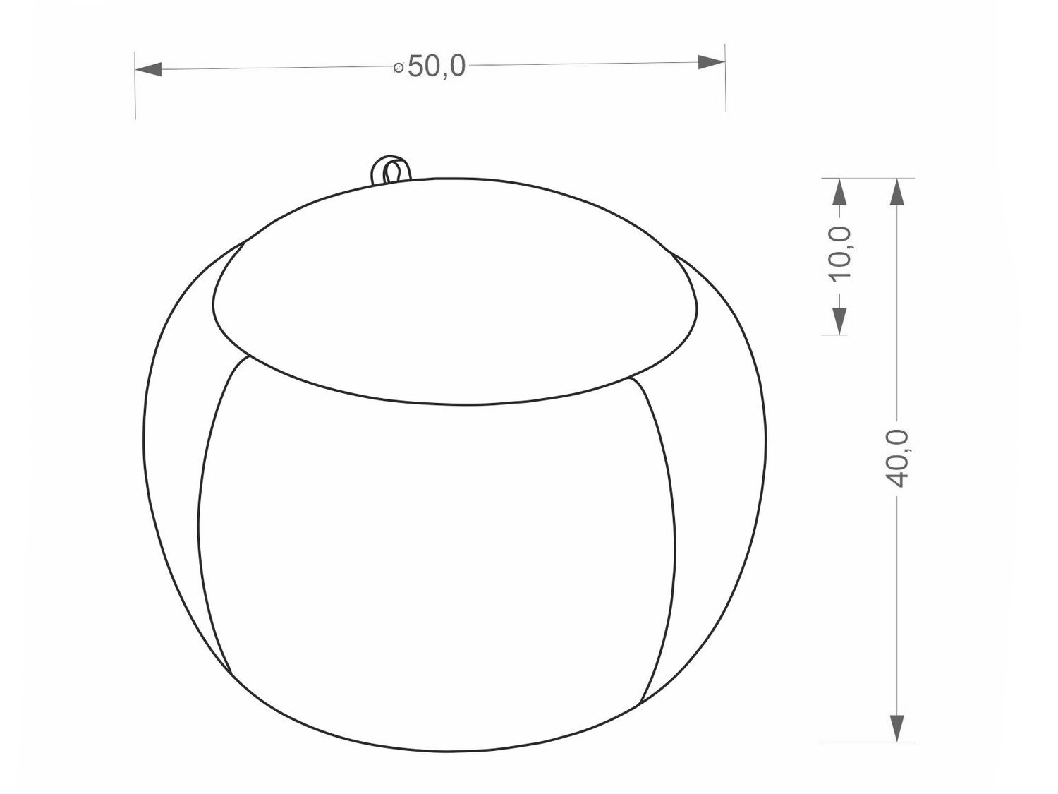 Poef Houston 2108 (Beige)