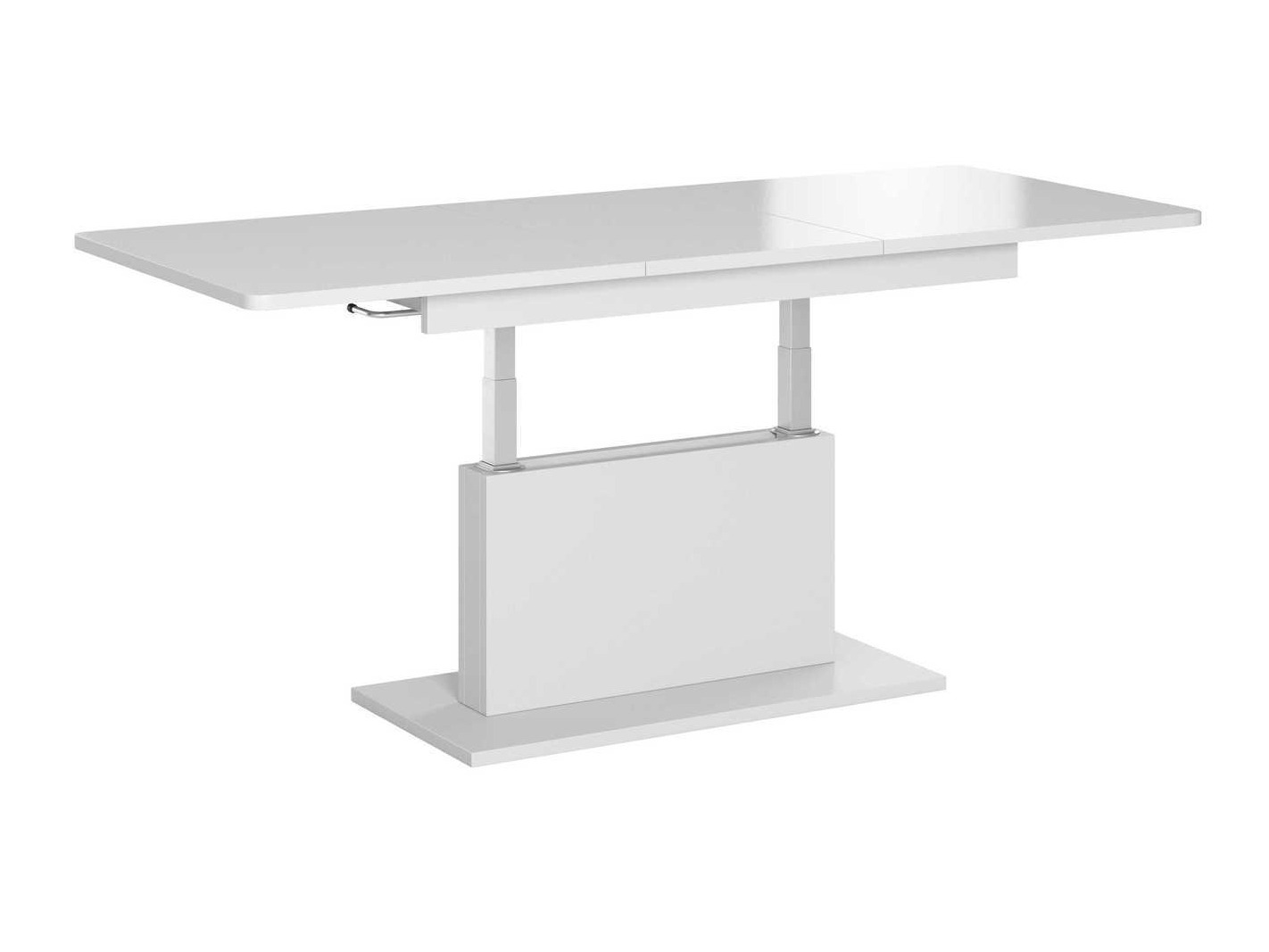 Transformeerbare salontafel Houston 1253 (Mat wit)