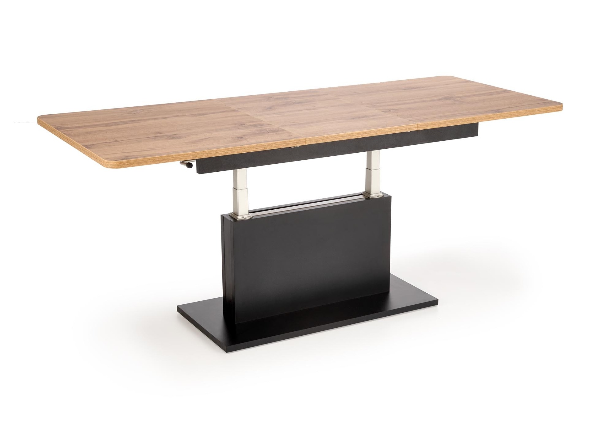 Transformeerbare salontafel Houston 1253 (Wotan eik + Zwart)