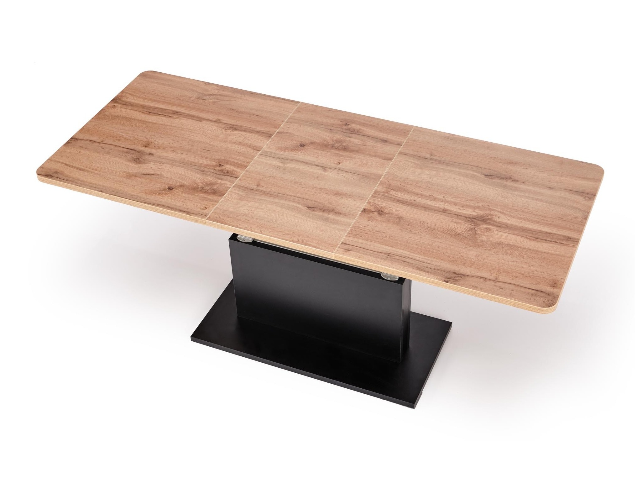 Transformeerbare salontafel Houston 1253 (Wotan eik + Zwart)