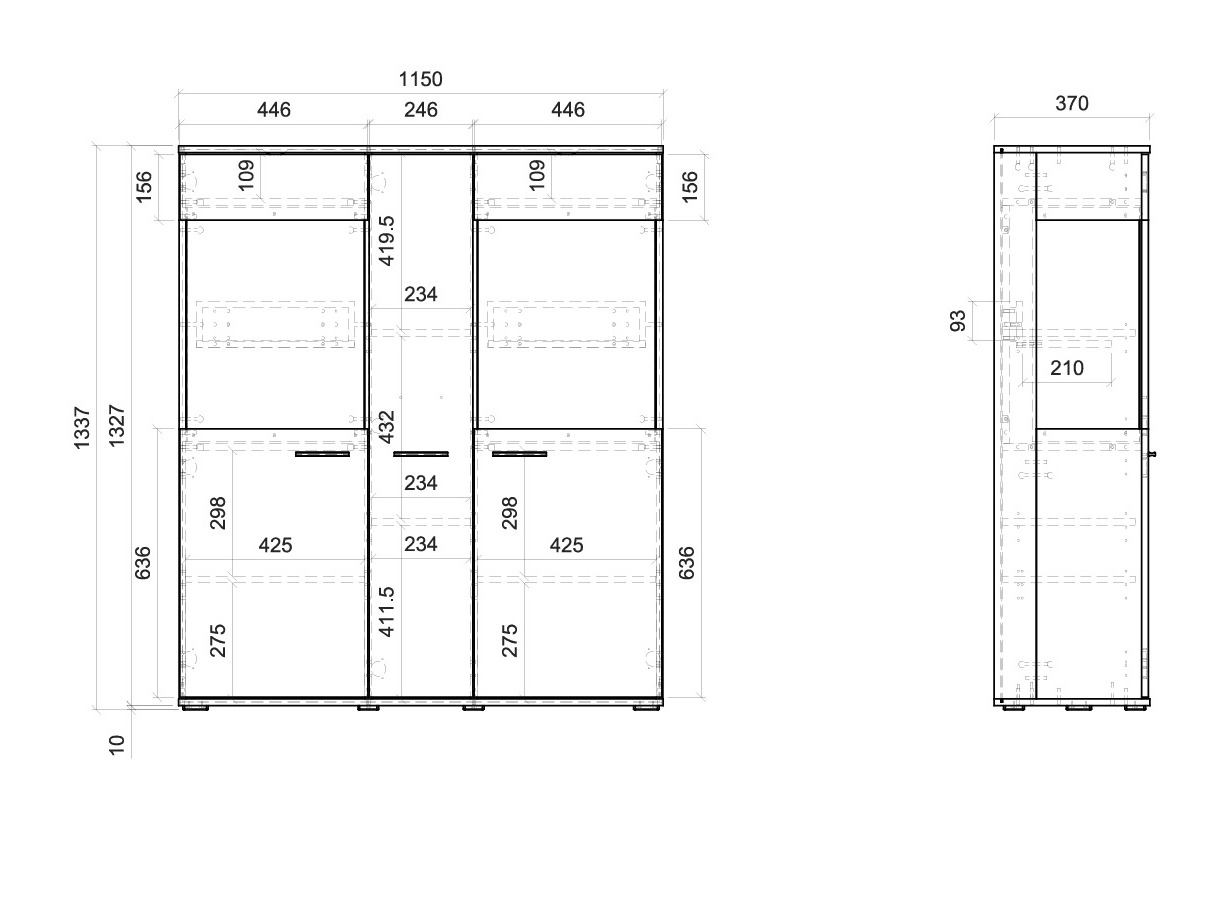 Boekenkast Tencati 101