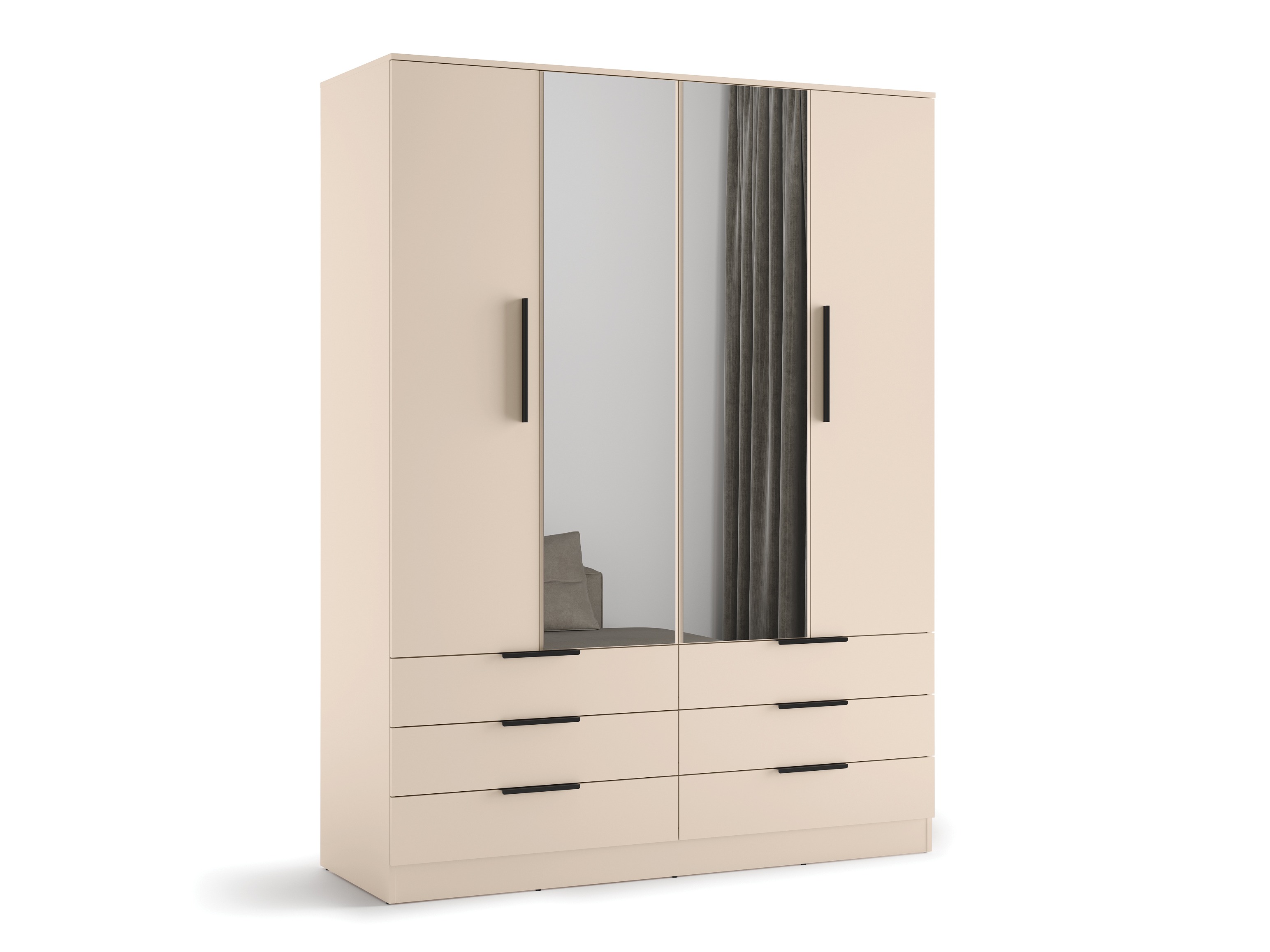 Kledingkast Fresno 182 (Beige)