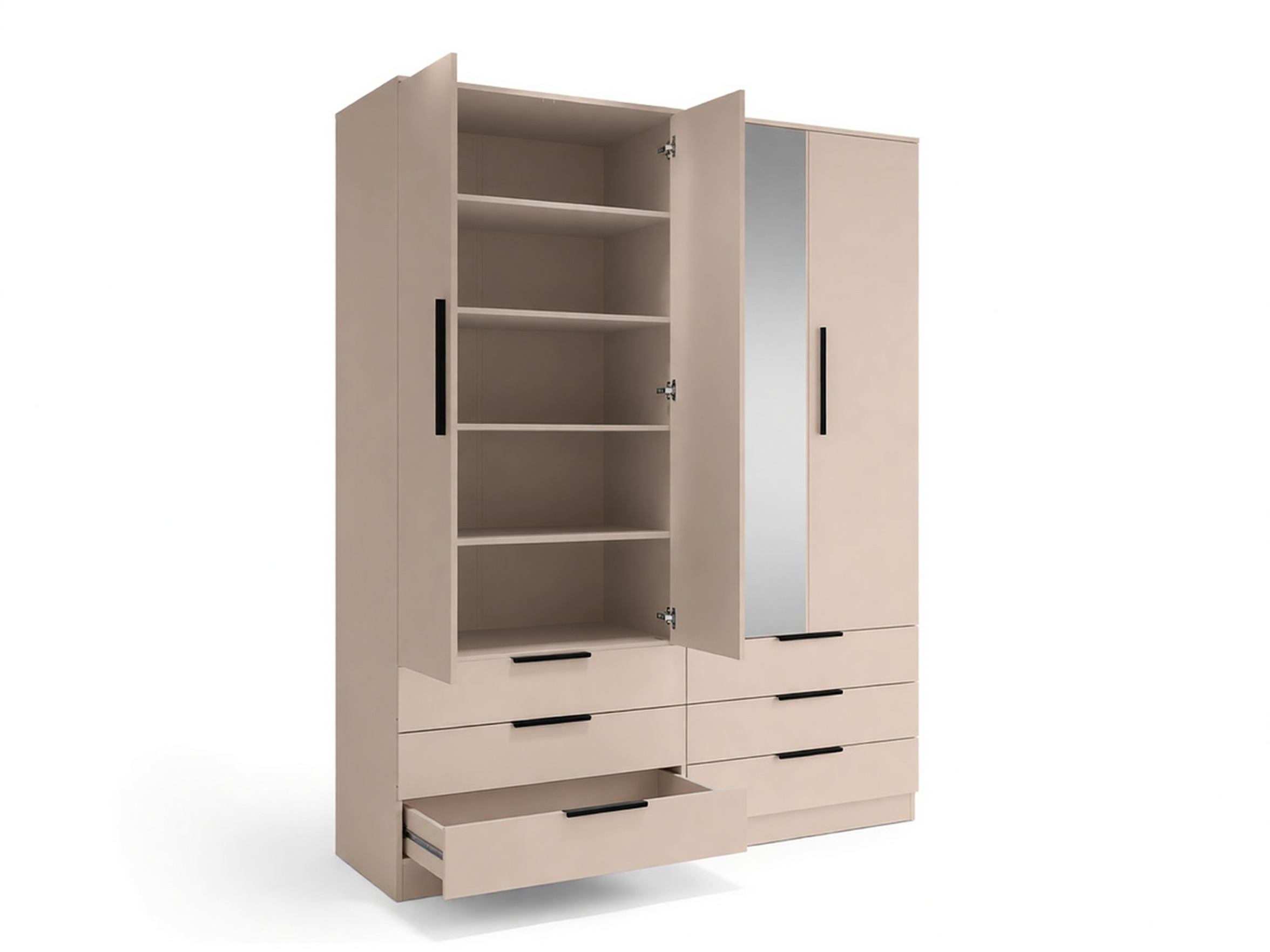 Kledingkast Fresno 182 (Beige)