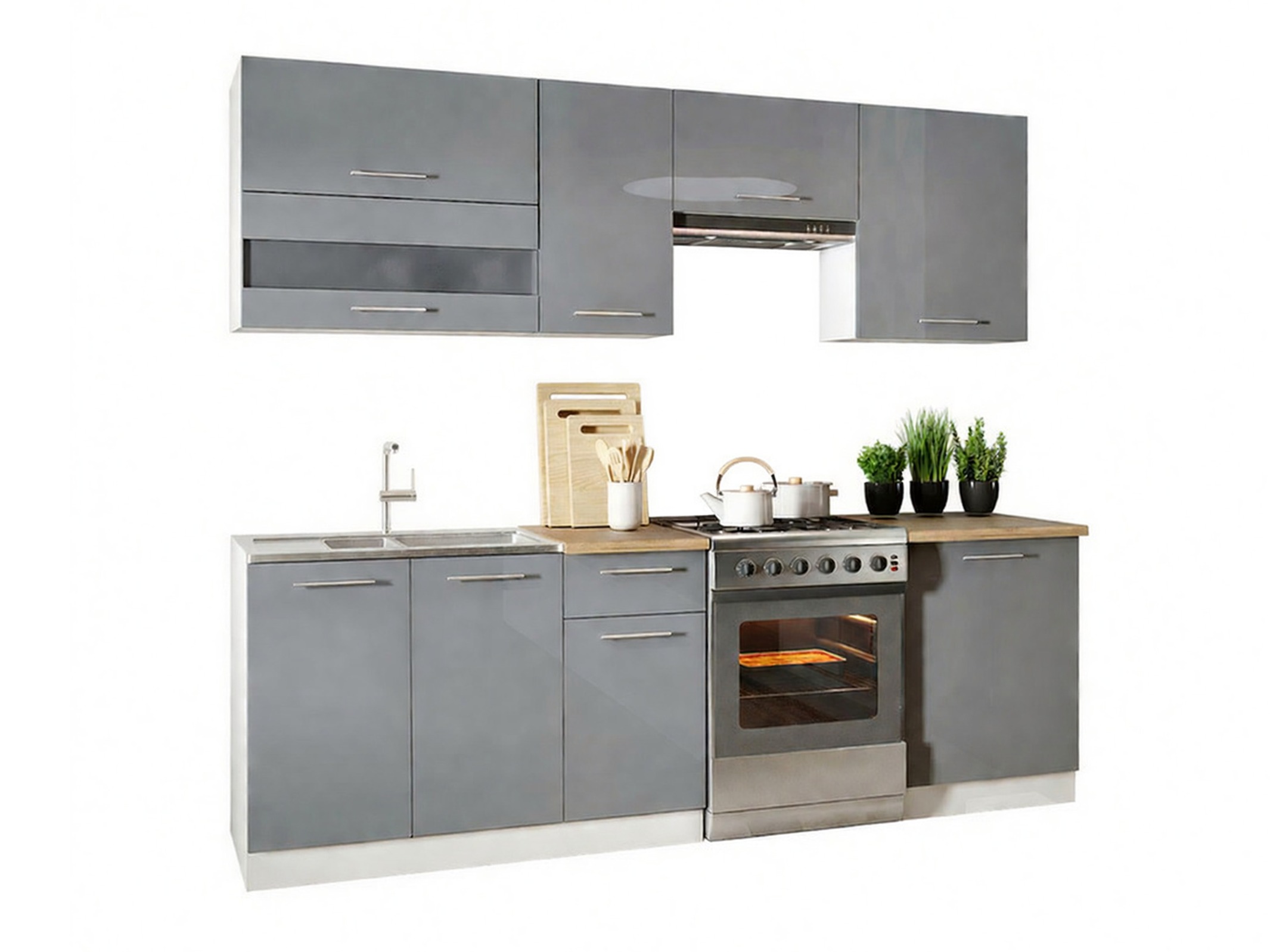 Modulaire keukenset Tiffa Grey 106
