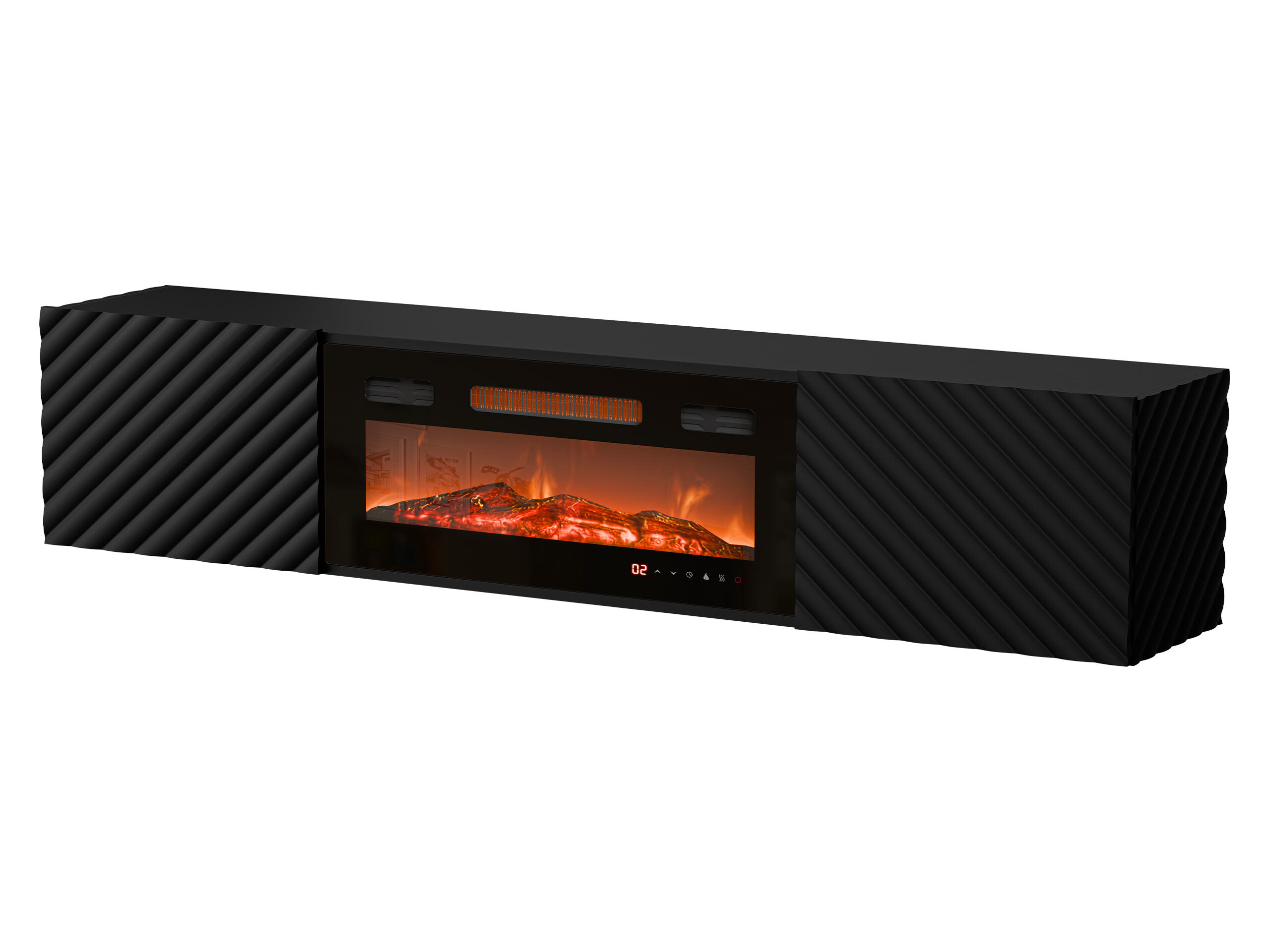 TV-meubel Charlotte 207 (Zwart)