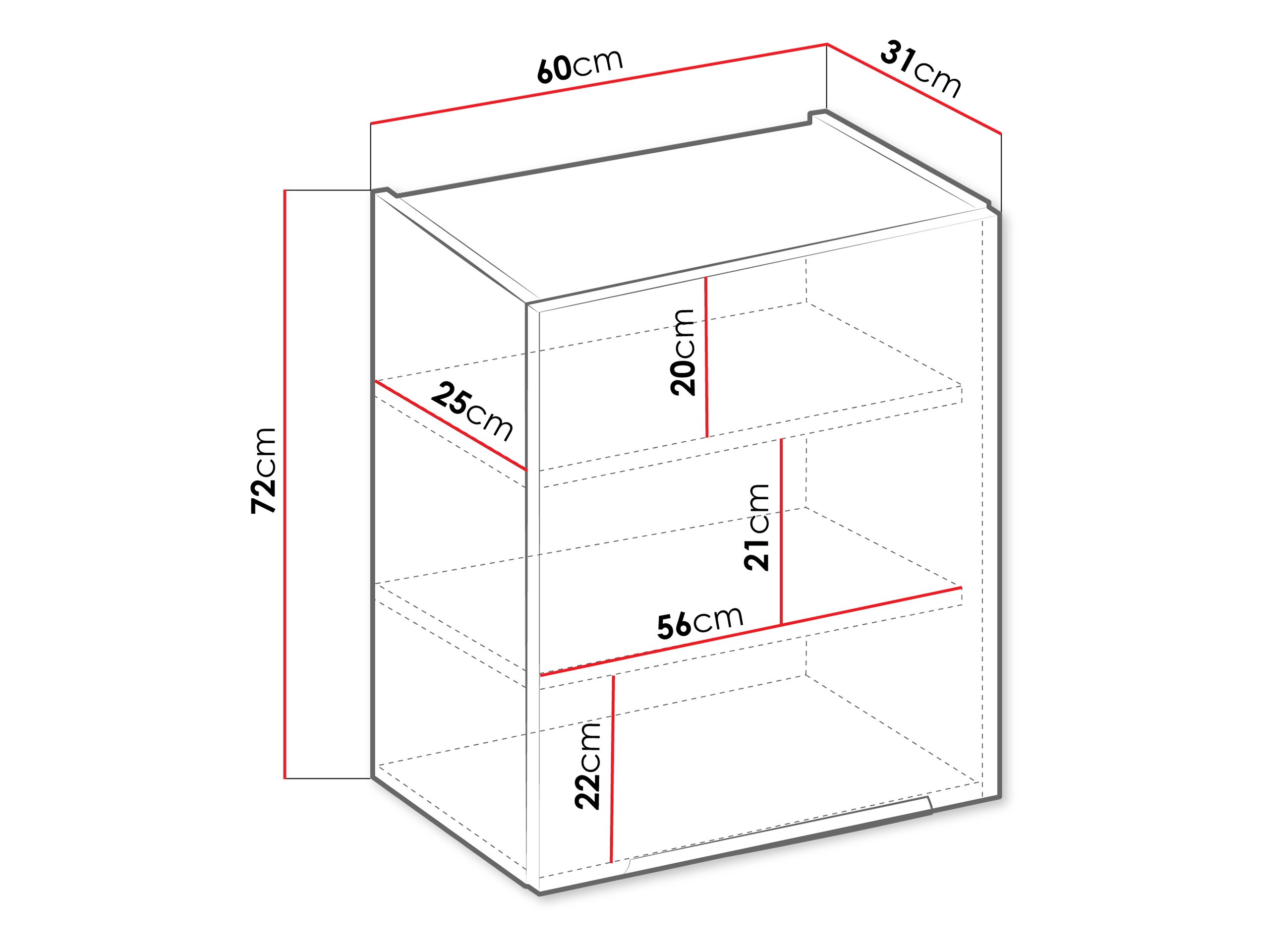 Modulaire wandkast Sole 136