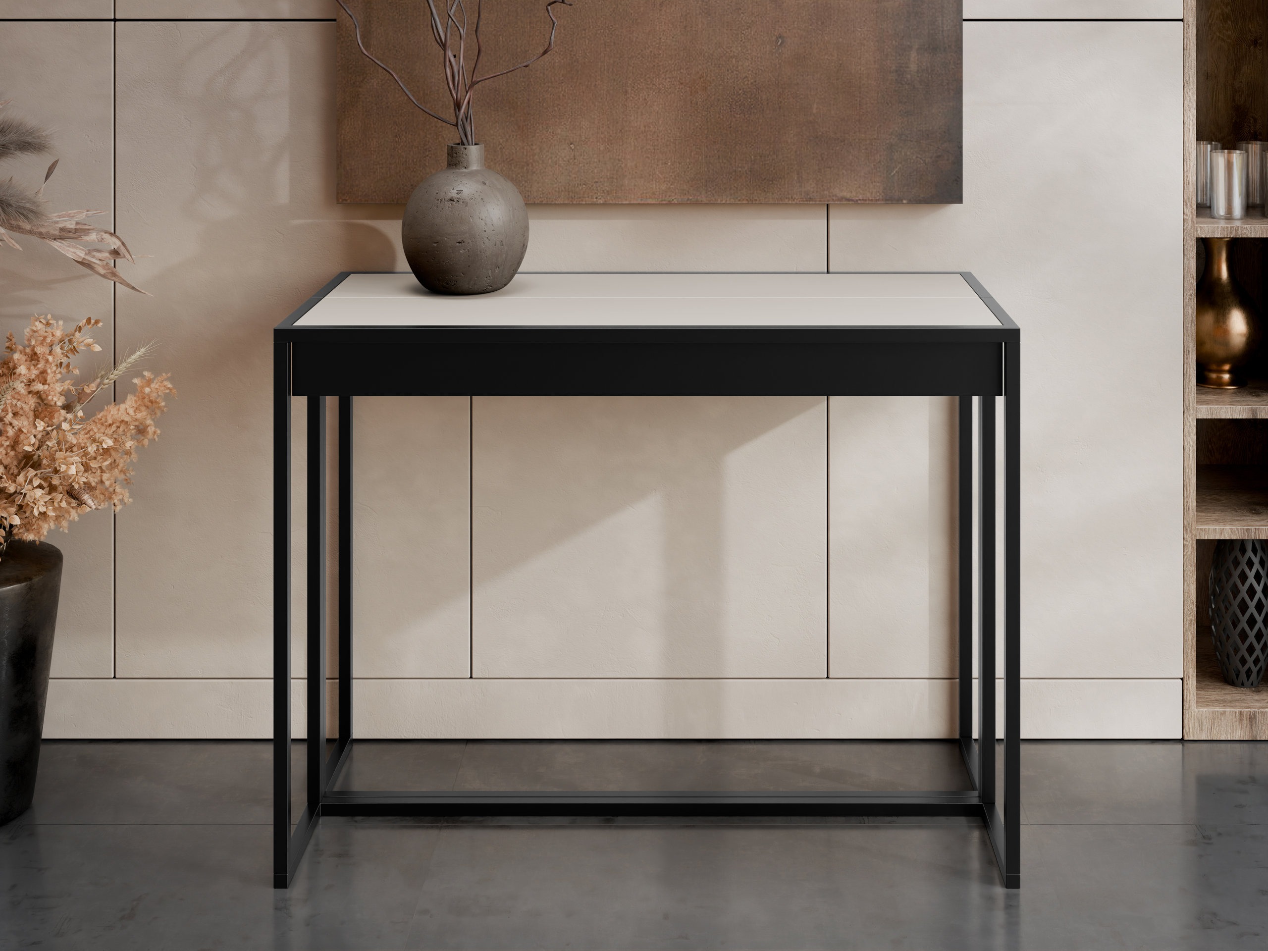 Inklapbare tafel Oswego 180 (Zwart + Kasjmier)
