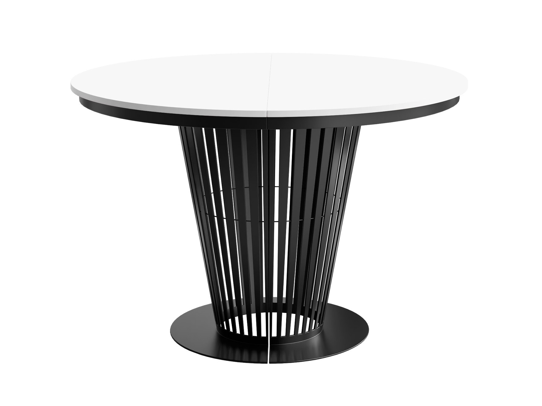 Tafel Oswego 179 (Zwart + Wit)