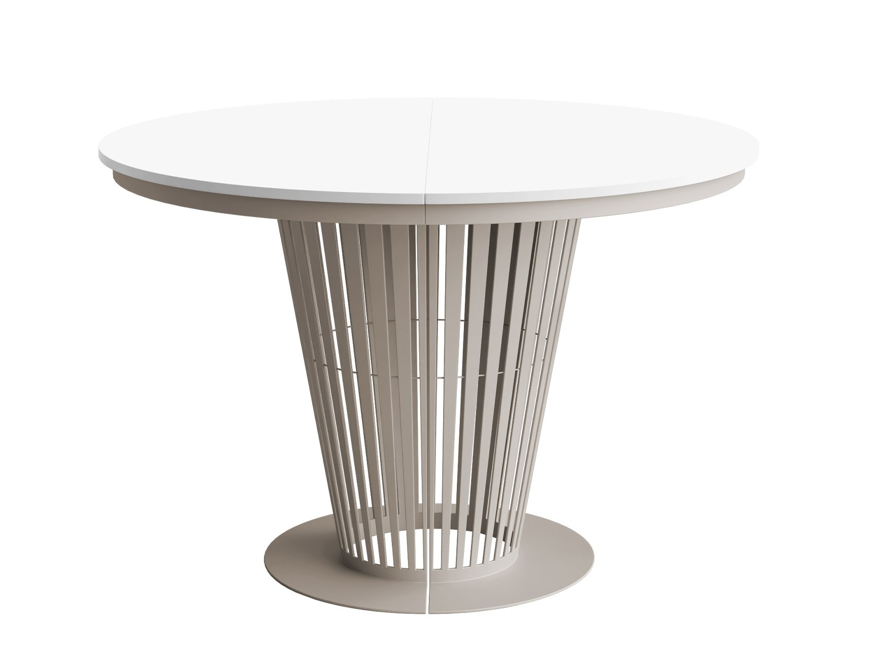 Tafel Oswego 181 (Kasjmier + Wit)