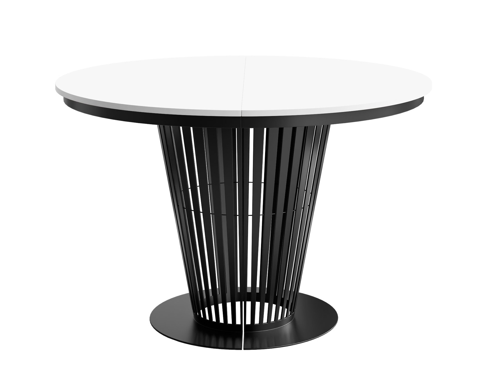 Tafel Oswego 181 (Zwart + Wit)