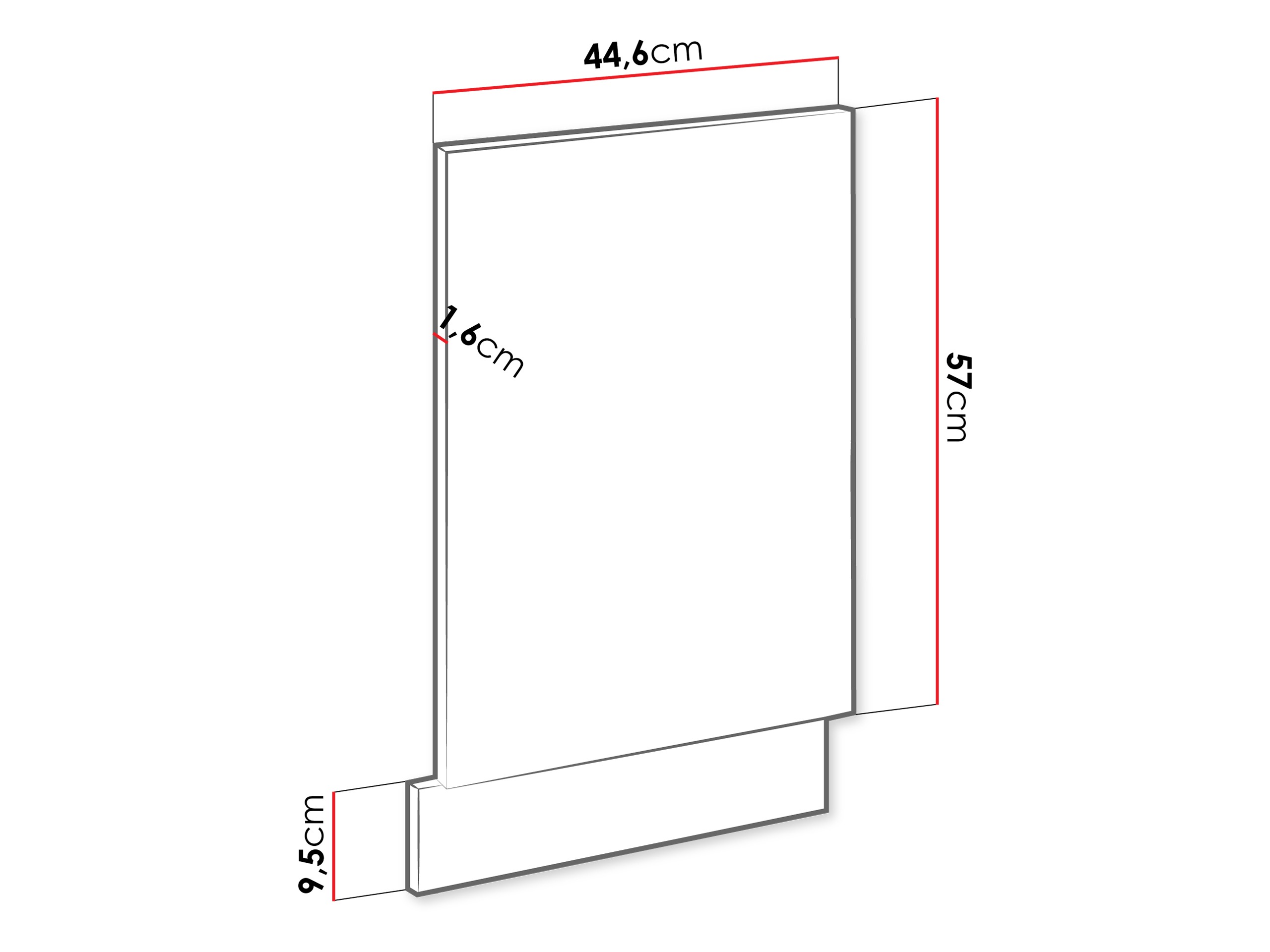 Vaatwasser deur Sole 154