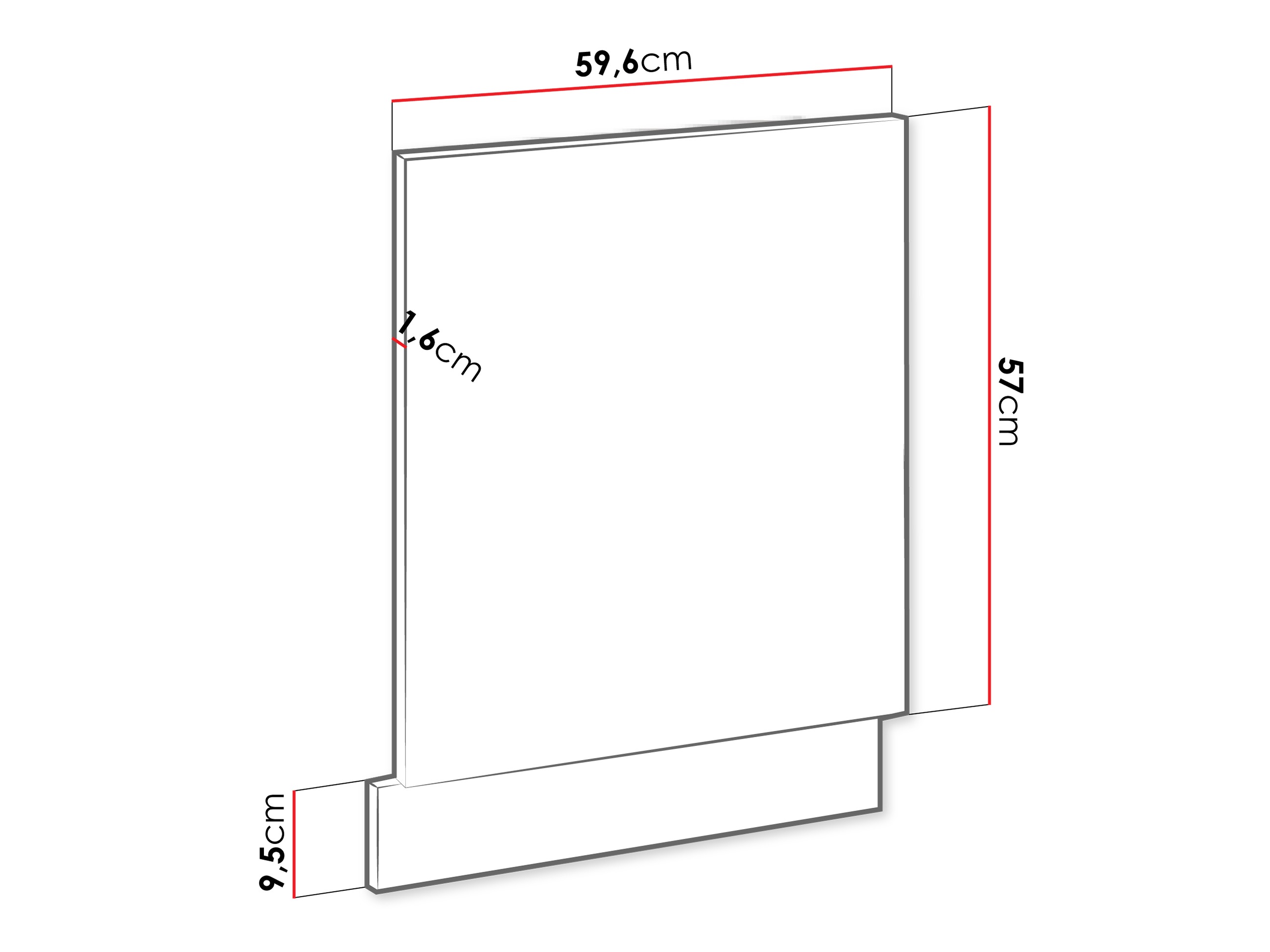 Vaatwasser deur Sole 155
