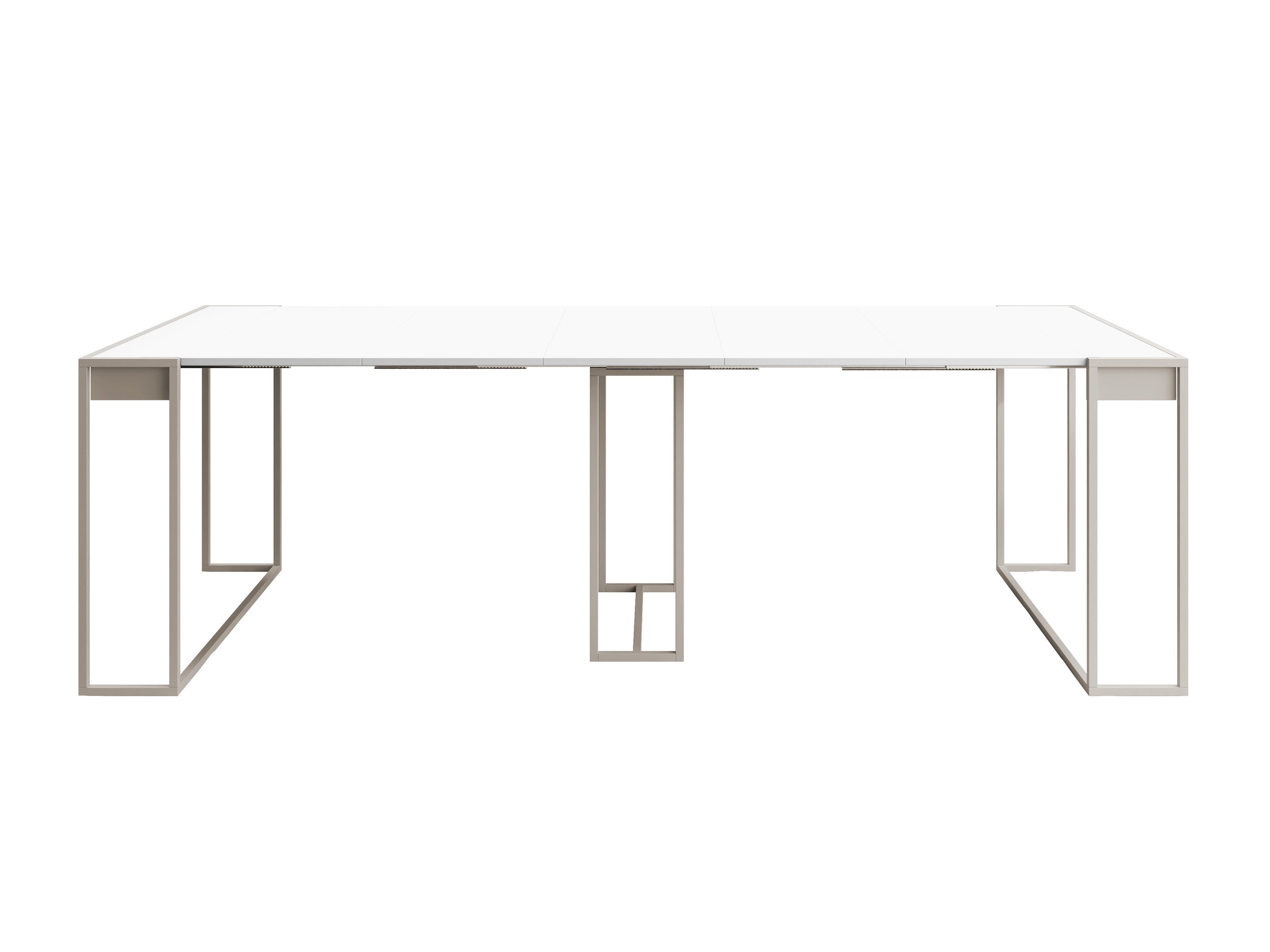 Inklapbare tafel Oswego 180 (Wit + Kasjmier)