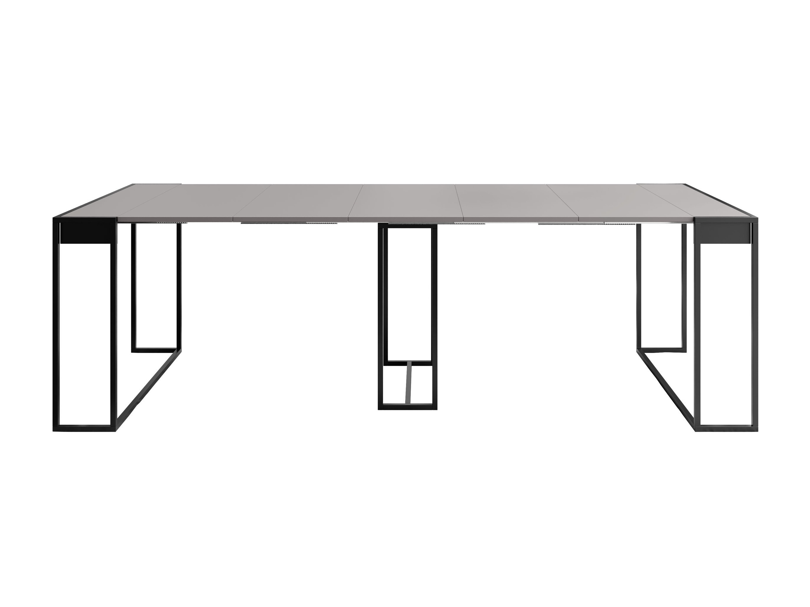 Inklapbare tafel Oswego 180 (Zwart + Grafiet)