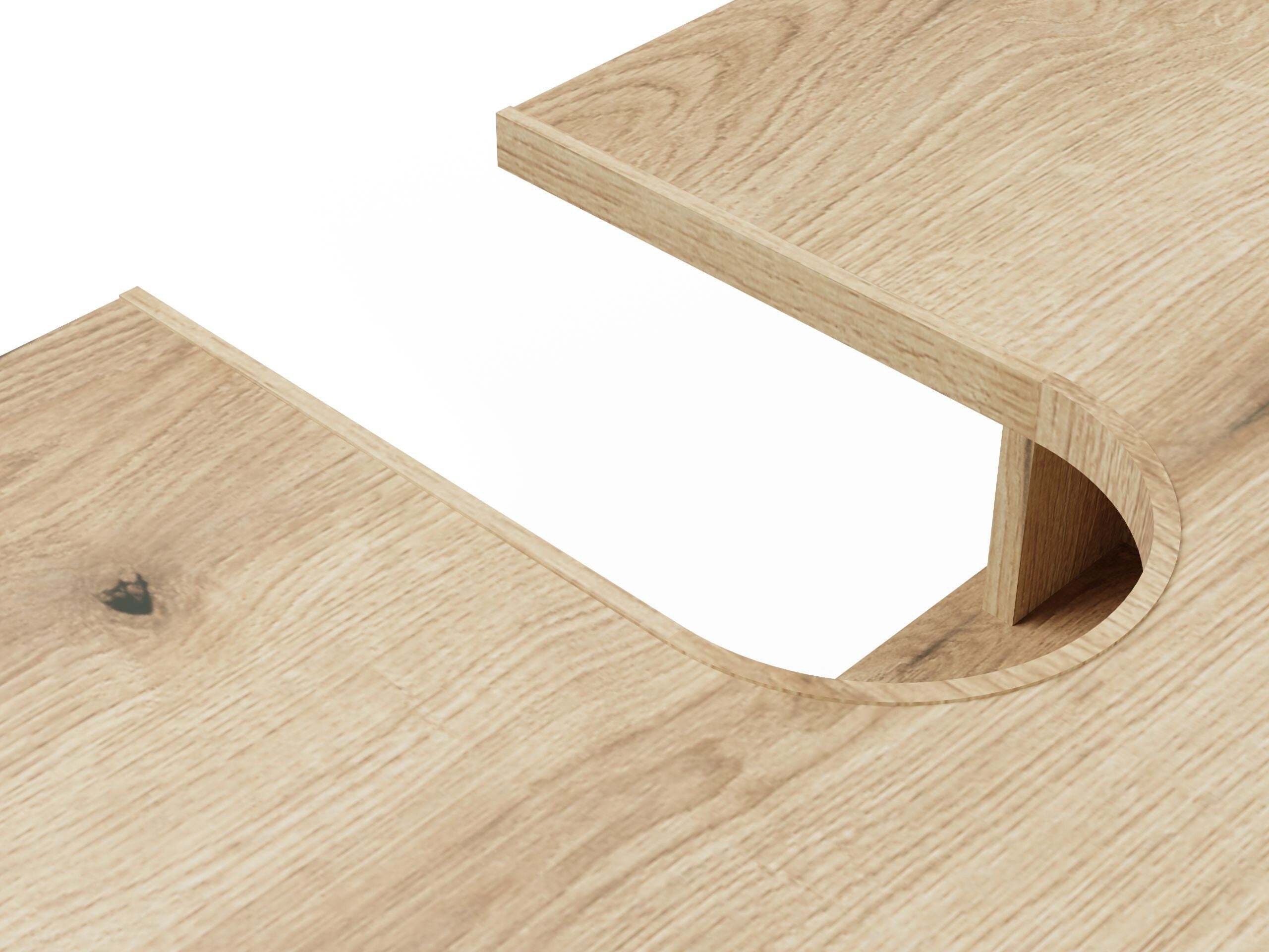 Hangend badkamermeubel voor wastafel Mandeville 363 (Eiken)
