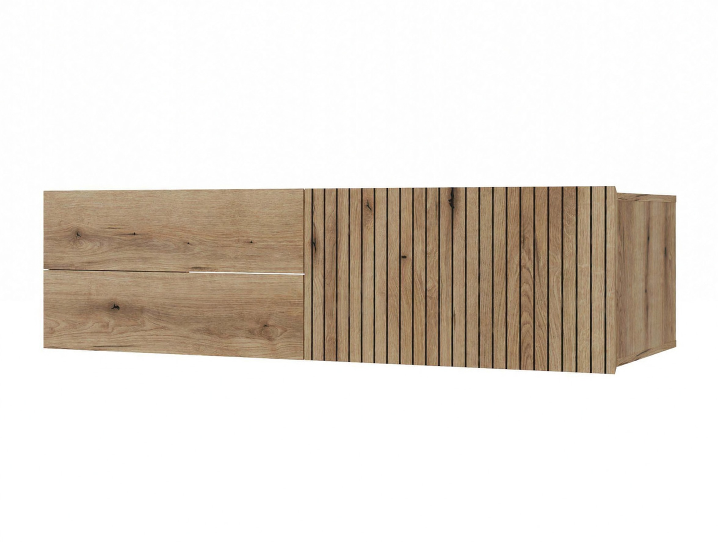 Hangend badkamermeubel voor wastafel Mandeville 363 (Eiken)