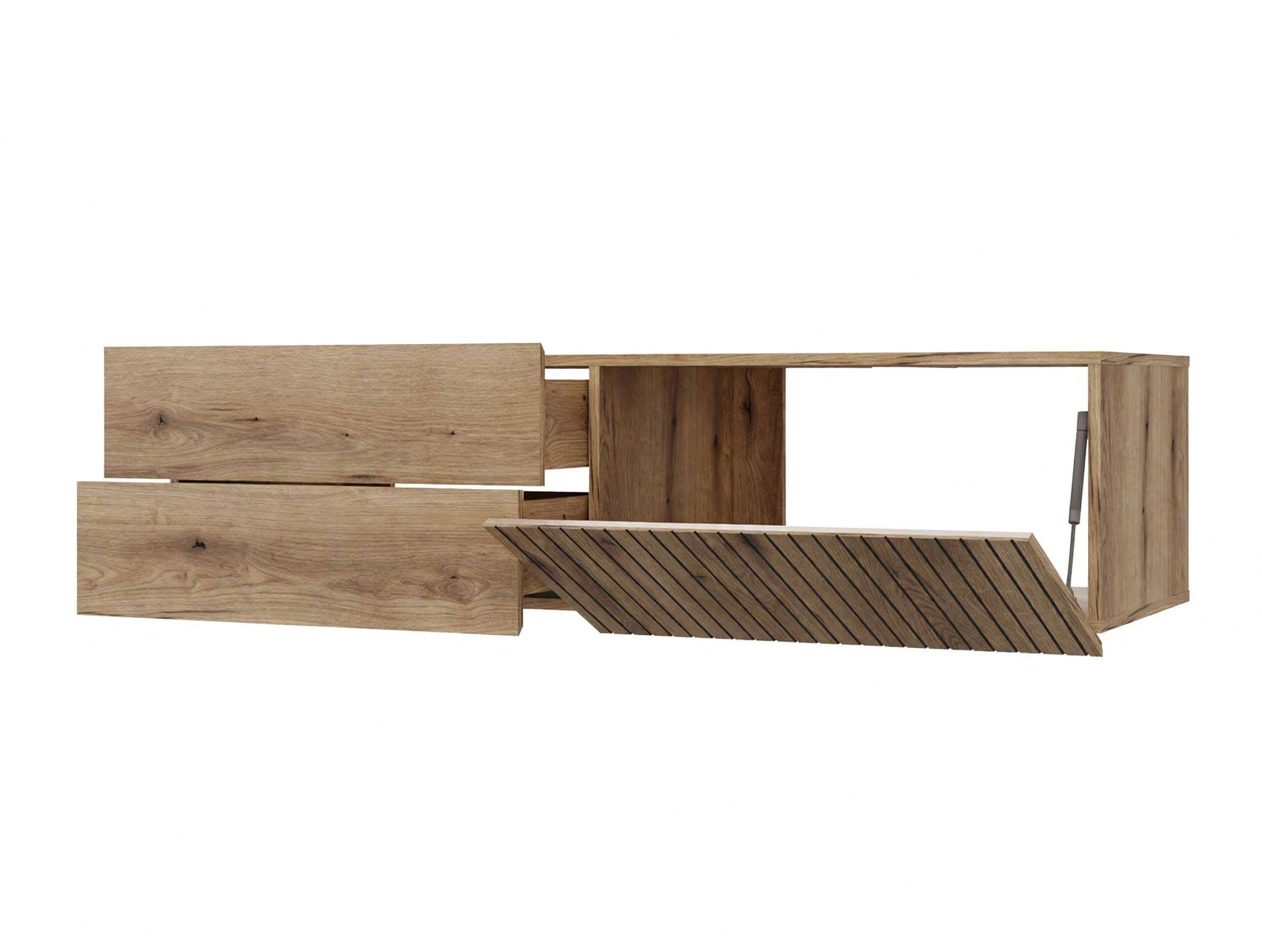 Hangend badkamermeubel voor wastafel Mandeville 363 (Eiken)