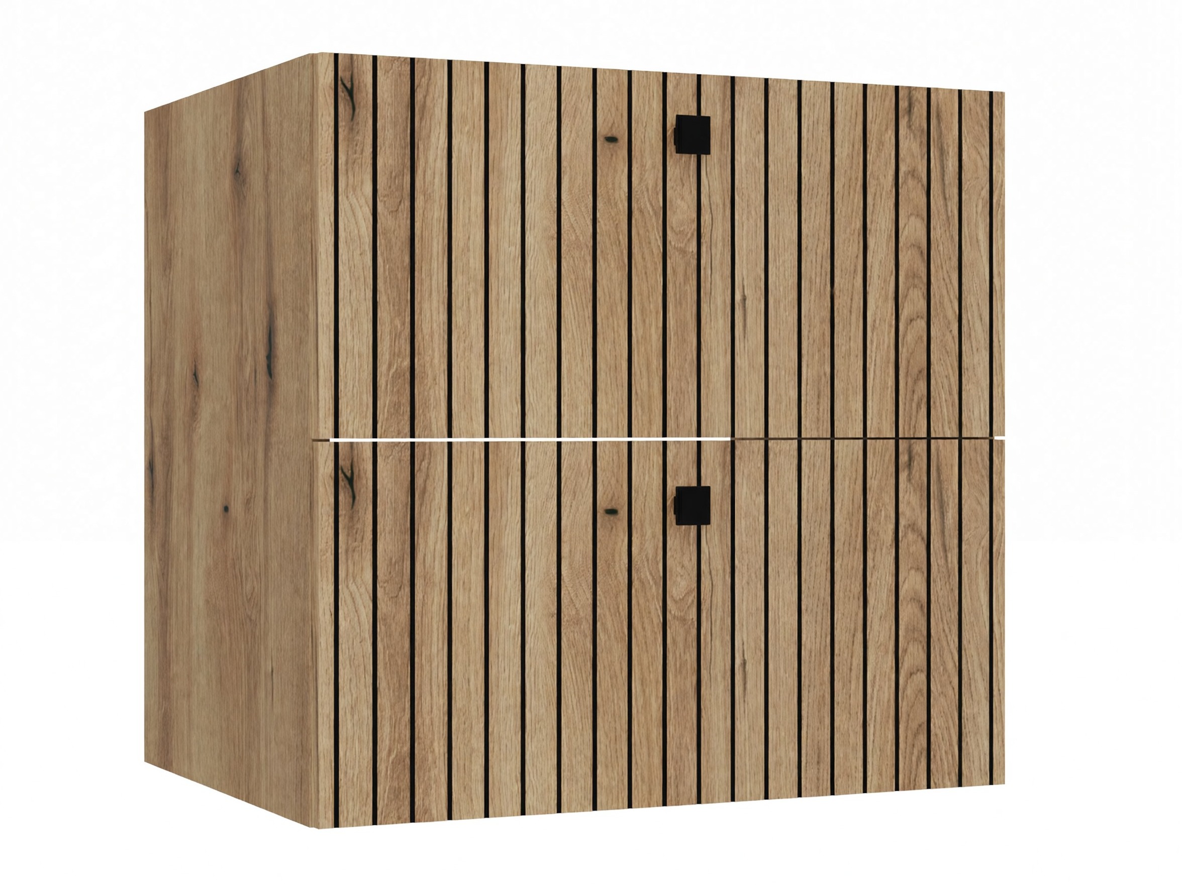 Hangend badkamermeubel voor wastafel Mandeville 314 (Eiken)