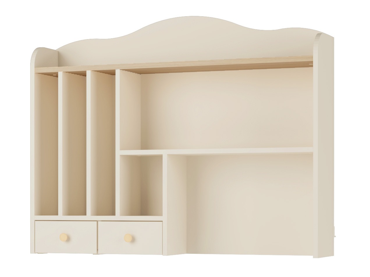 Boekenkast Velferi 115 (Beige + Eiken)