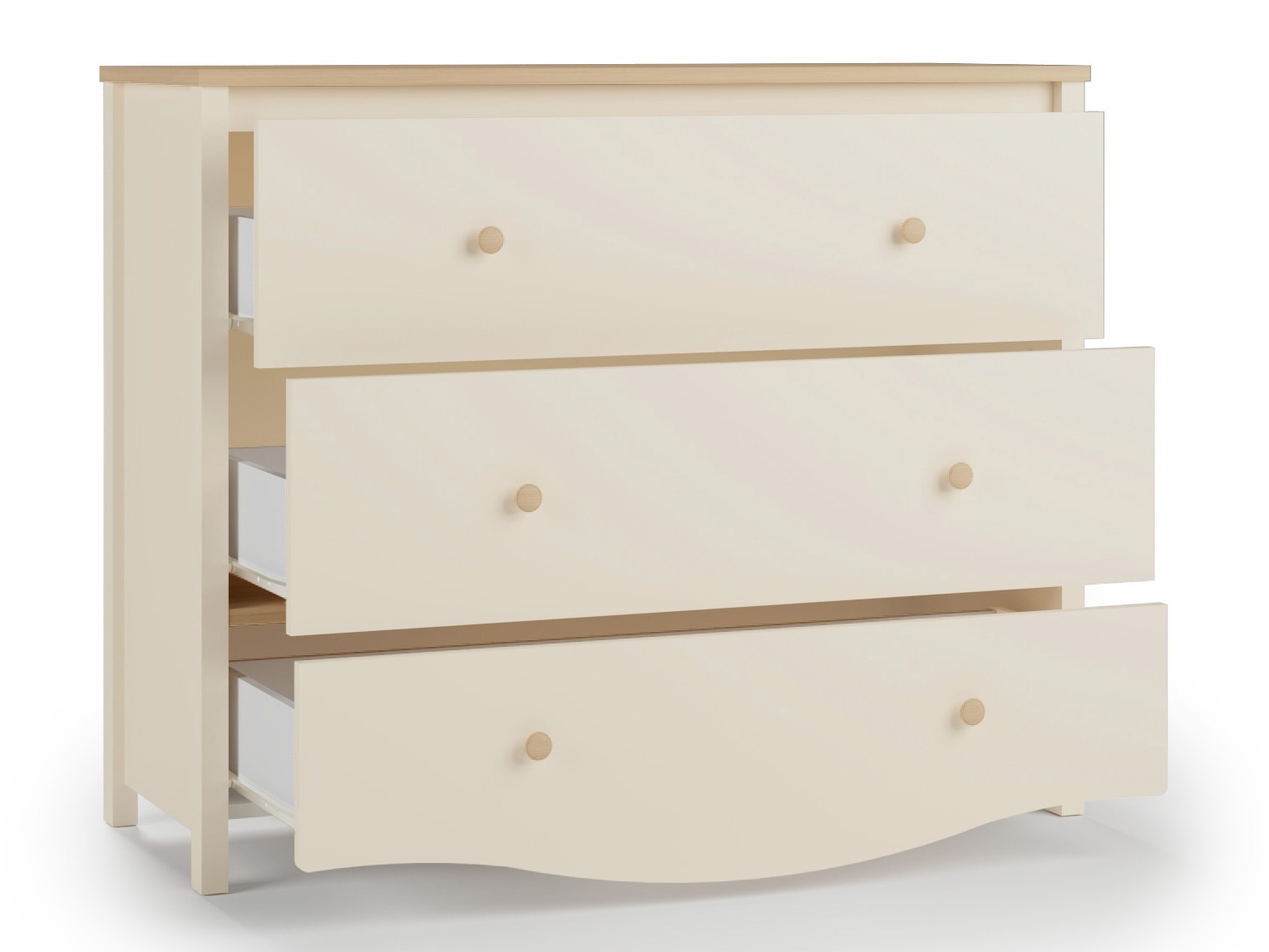 Ladekast Velferi 125 (Beige + Eiken)
