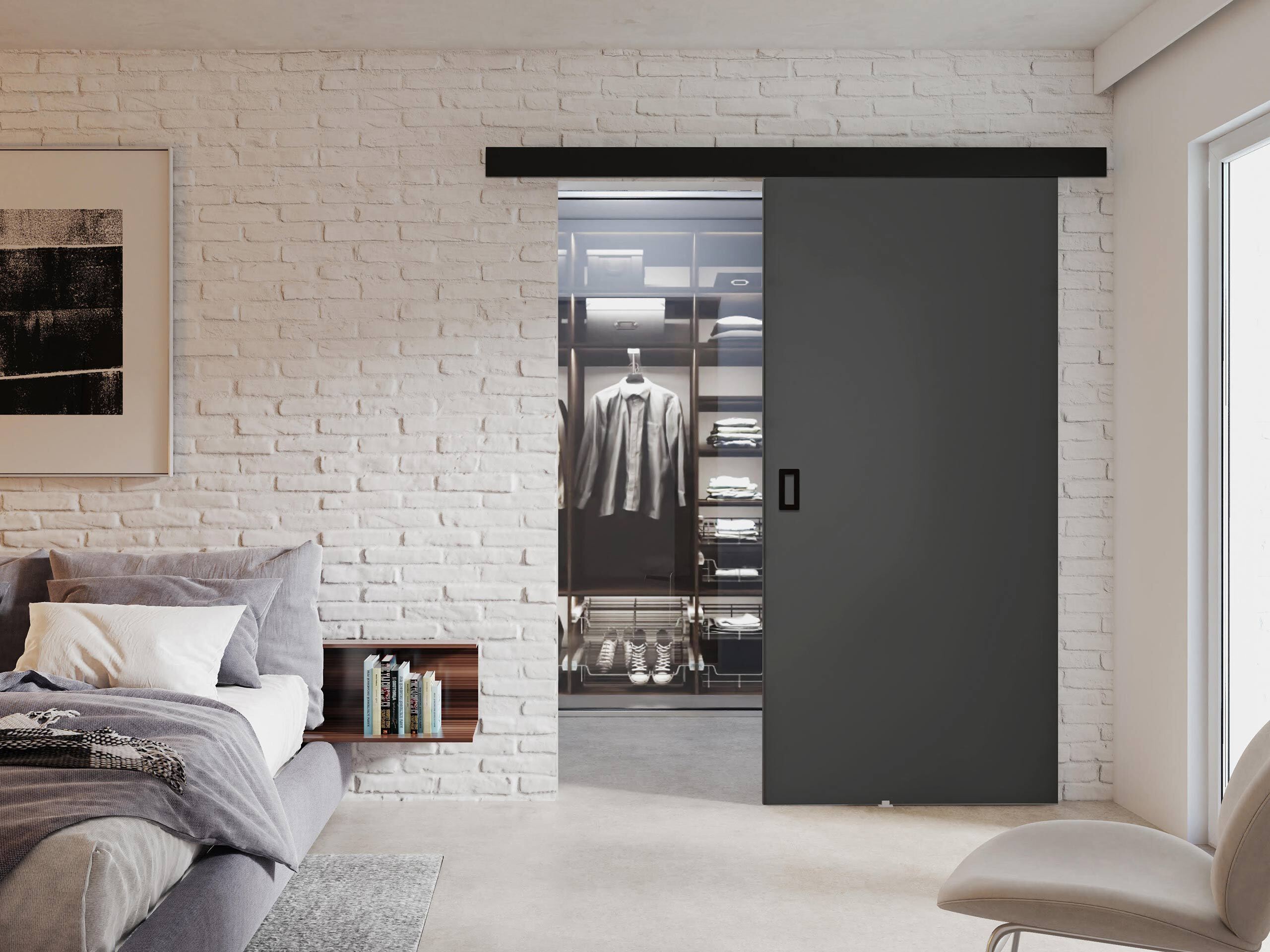 Schuifdeur Dover 170 (Grafiet)
