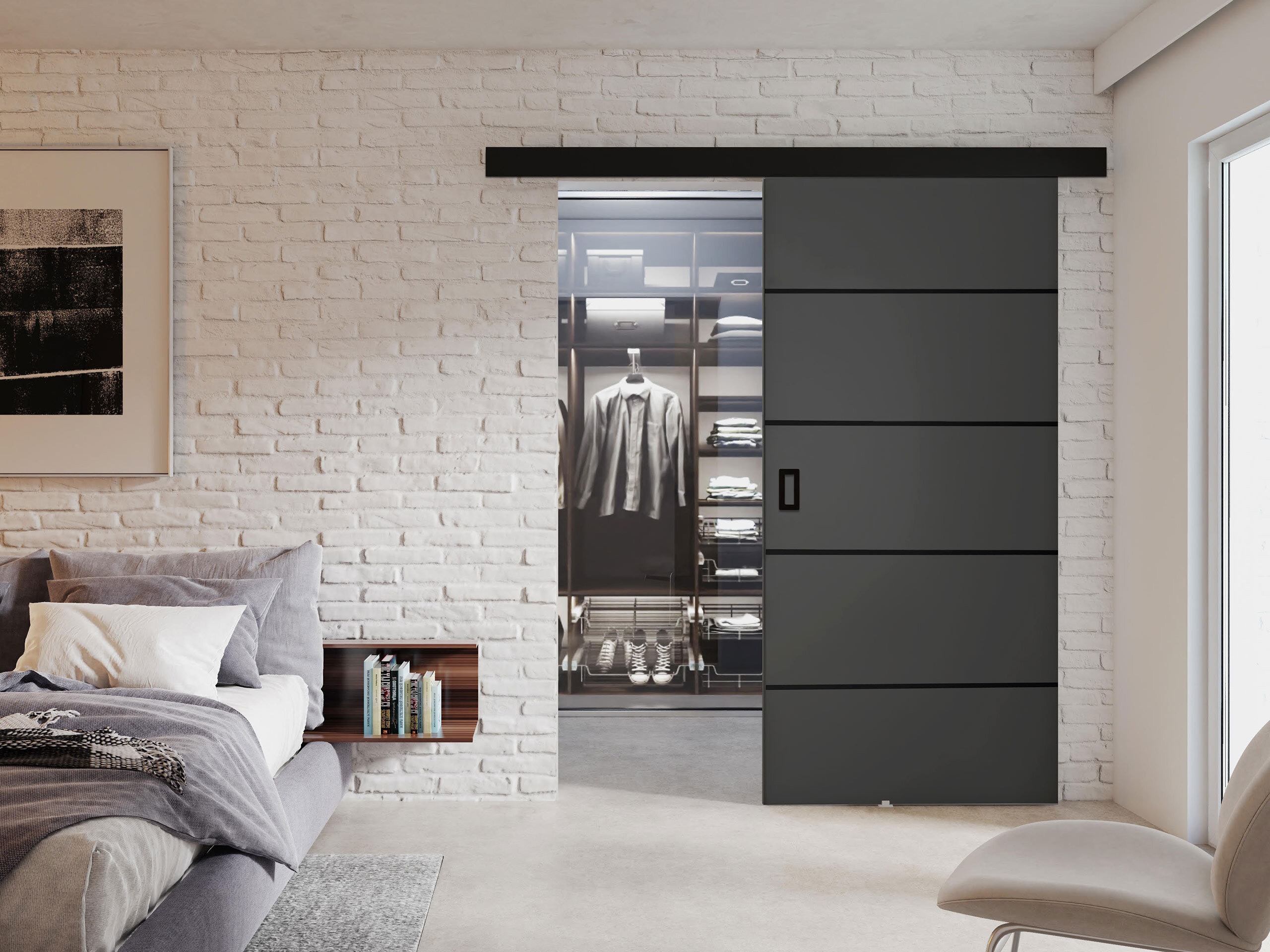 Schuifdeur Dover 172 (Grafiet)