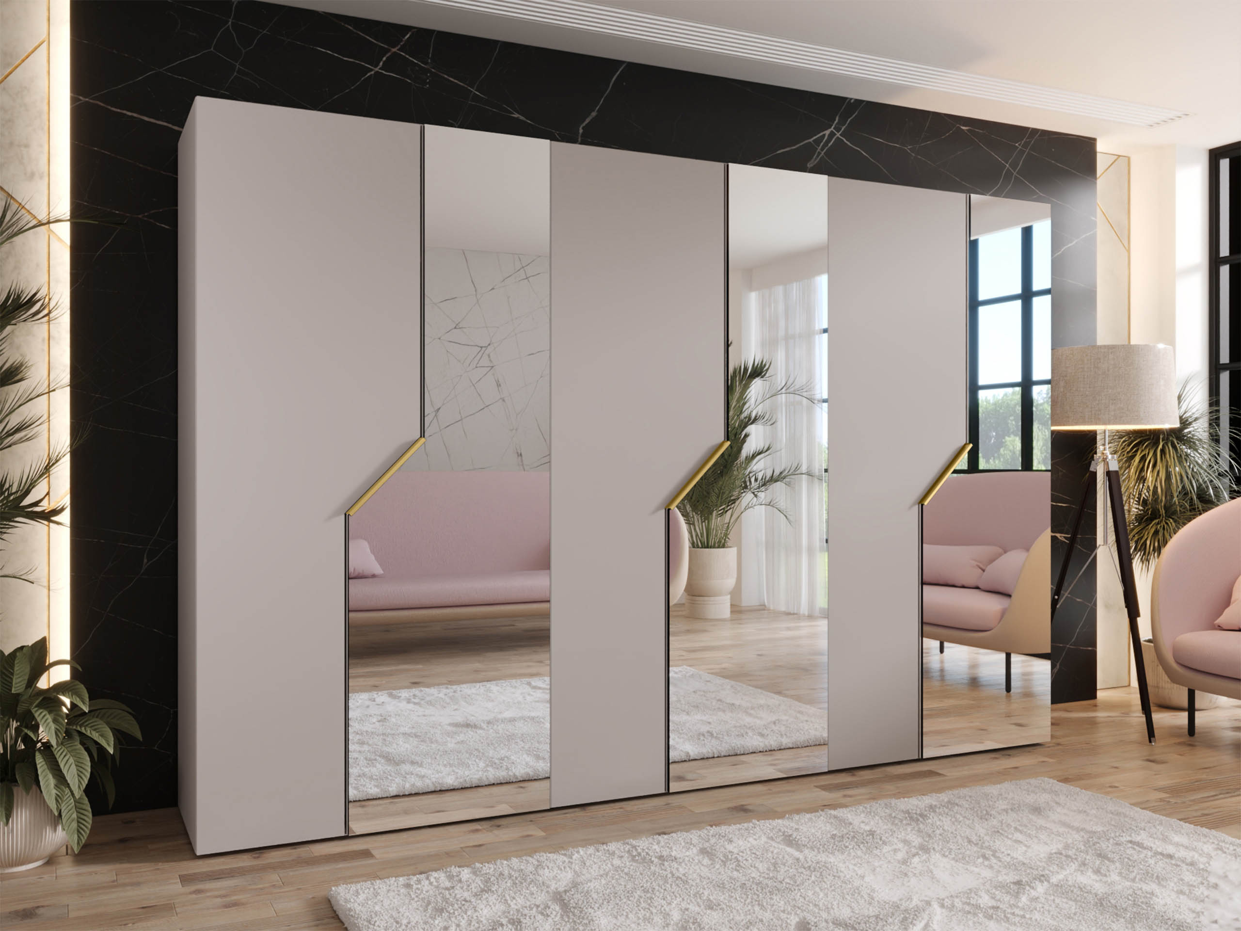 Kledingkast Hartford 599 (Kasjmier)